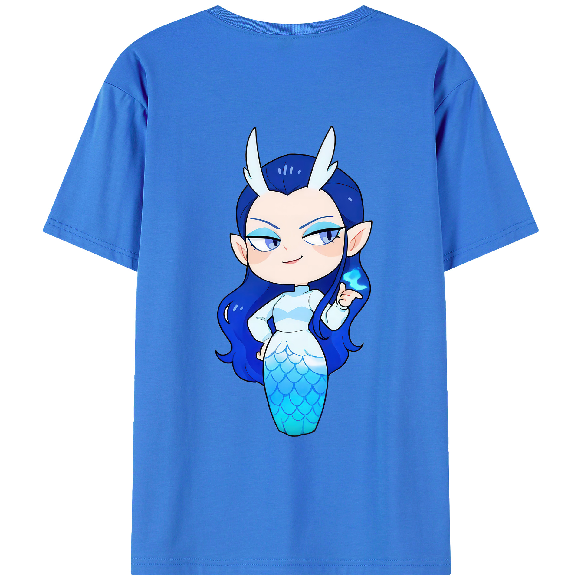 （画像用） Ne Zha 2 ナタ 魔童の大暴れ 綿100％ メンズ半袖Tシャツ（バックプリント） 通気性