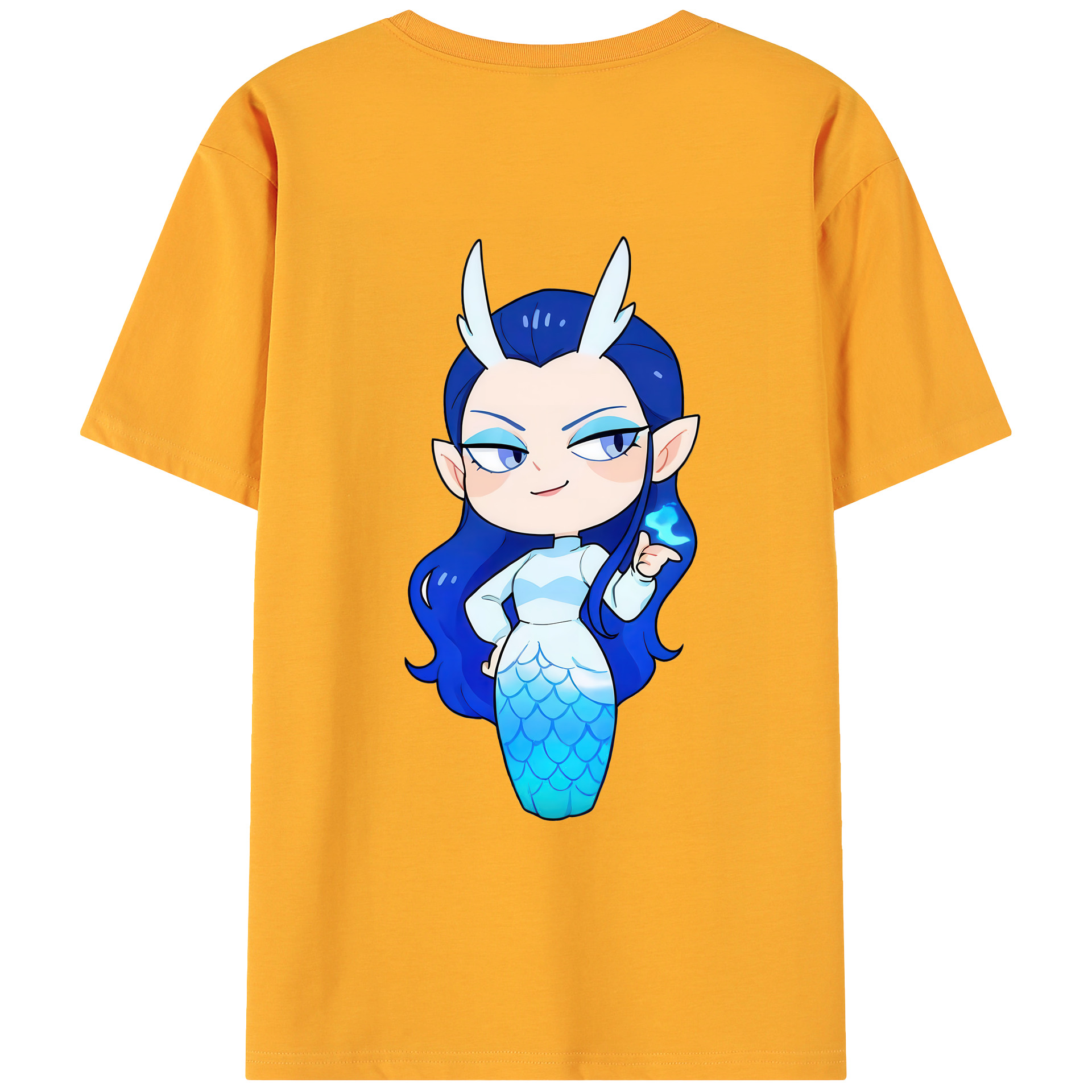 （画像用） Ne Zha 2 ナタ 魔童の大暴れ 綿100％ メンズ半袖Tシャツ（バックプリント） 通気性