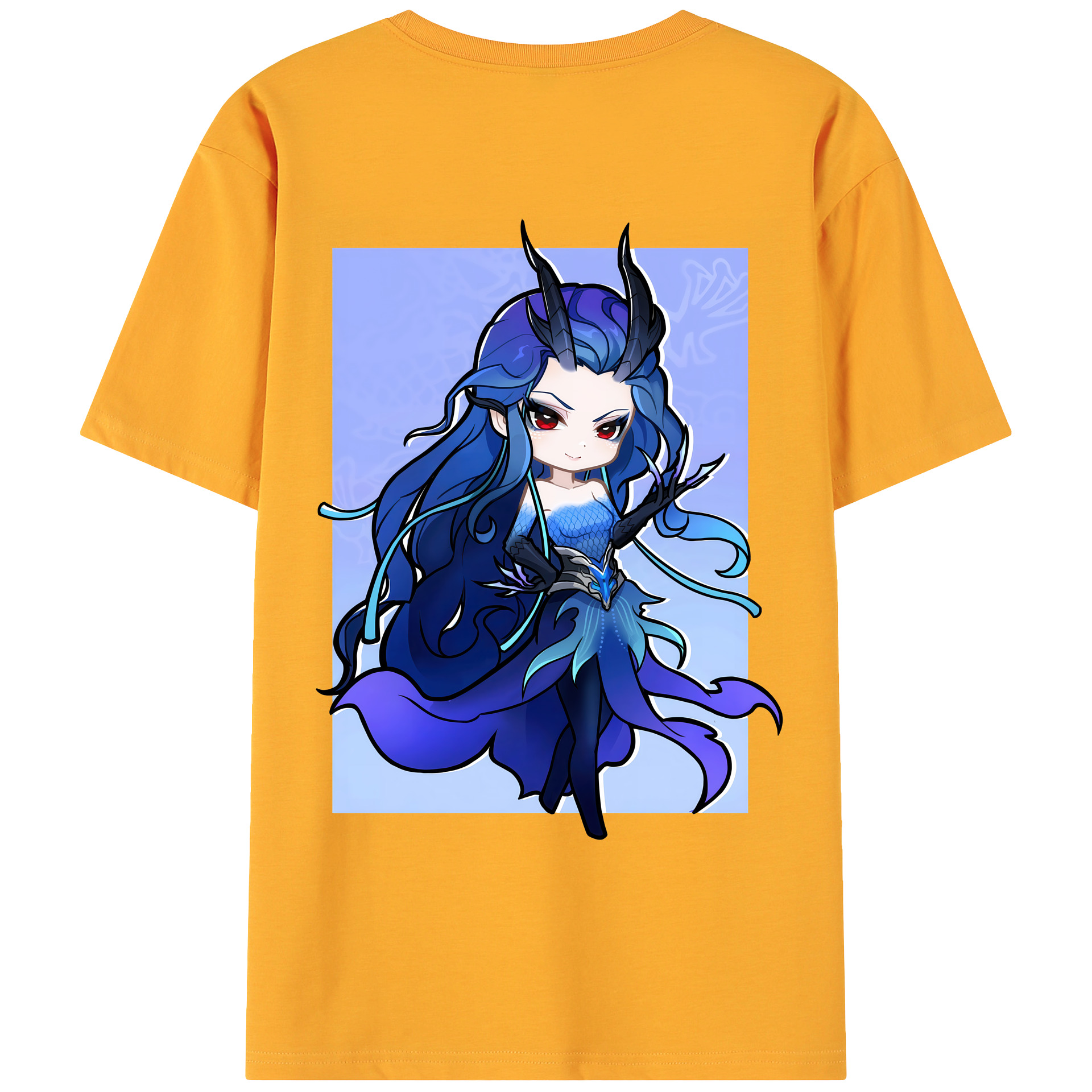 （画像用） Ne Zha 2 ナタ 魔童の大暴れ 綿100％ メンズ半袖Tシャツ（バックプリント） 通気性
