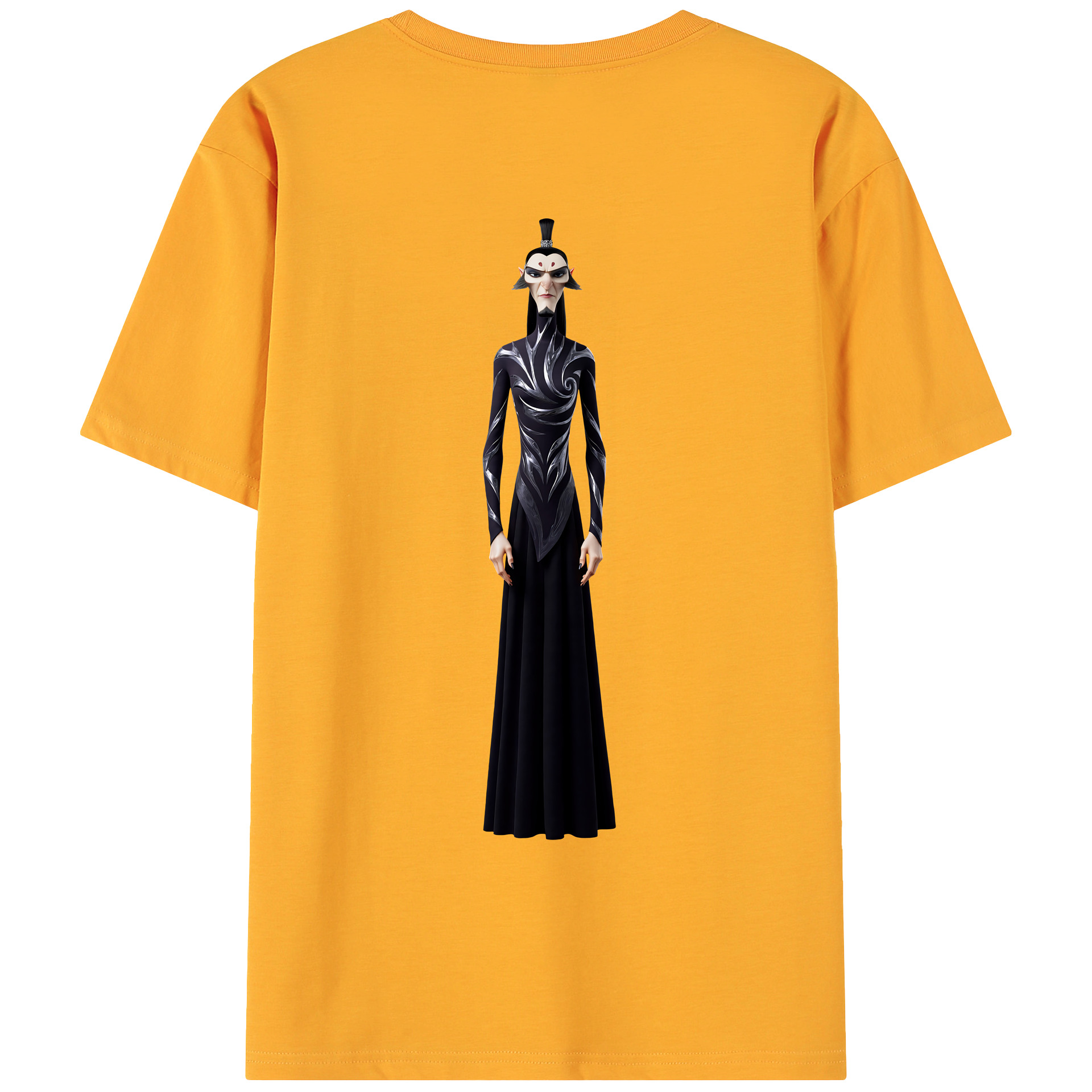 （画像用） Ne Zha 2 ナタ 魔童の大暴れ 綿100％ メンズ半袖Tシャツ（バックプリント） 通気性