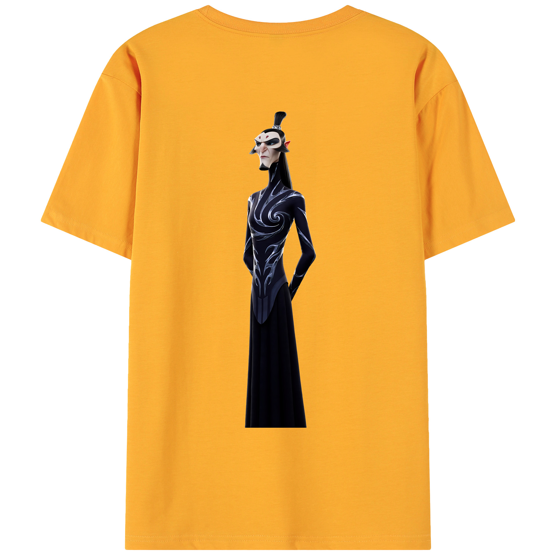 （画像用） Ne Zha 2 ナタ 魔童の大暴れ 綿100％ メンズ半袖Tシャツ（バックプリント） 通気性