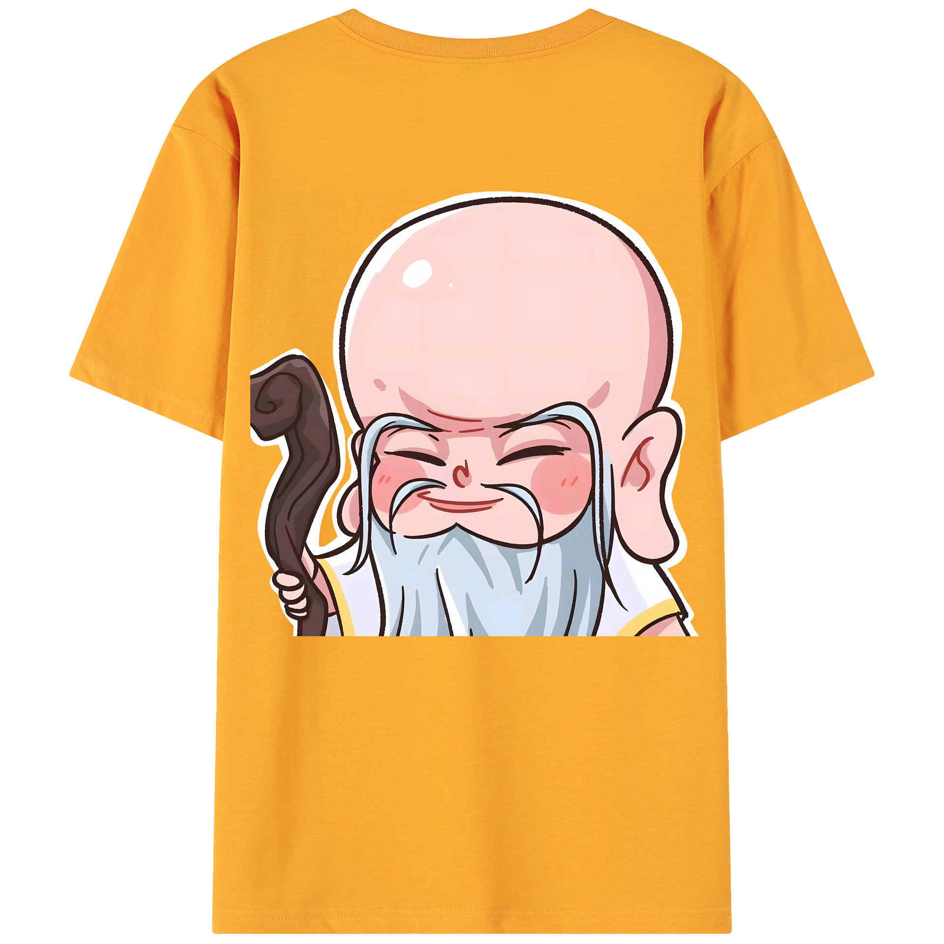 （画像用） Ne Zha 2 ナタ 魔童の大暴れ 綿100％ メンズ半袖Tシャツ（バックプリント） 通気性