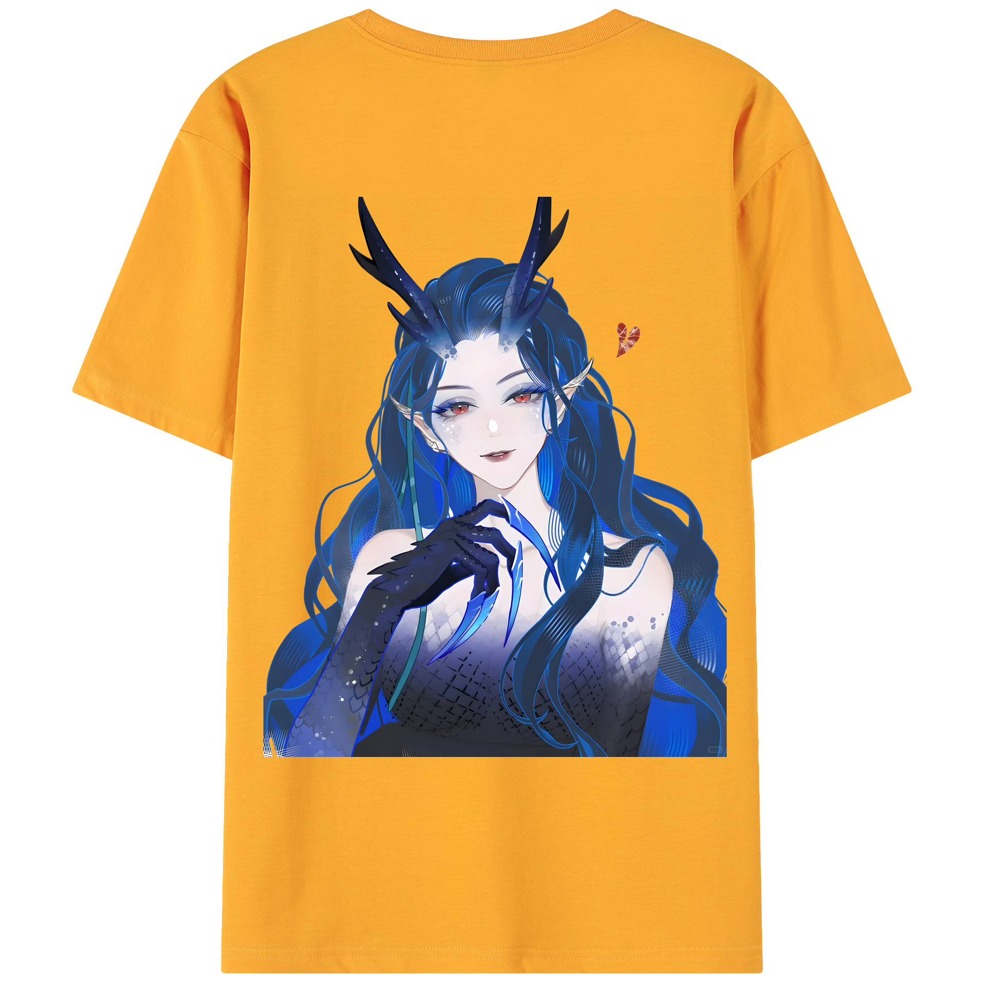 （画像用） Ne Zha 2 ナタ 魔童の大暴れ 綿100％ メンズ半袖Tシャツ（バックプリント） 通気性