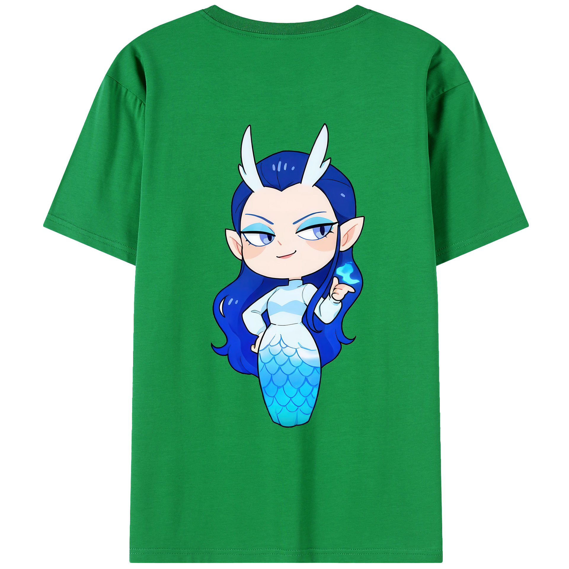 （画像用） Ne Zha 2 ナタ 魔童の大暴れ 綿100％ メンズ半袖Tシャツ（バックプリント） 通気性
