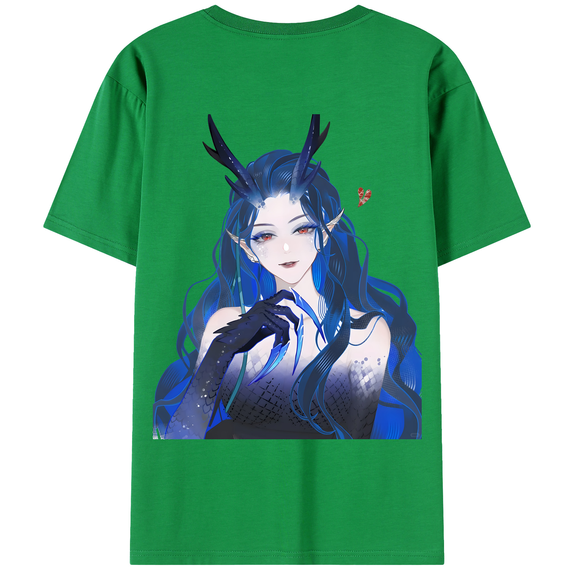 （画像用） Ne Zha 2 ナタ 魔童の大暴れ 綿100％ メンズ半袖Tシャツ（バックプリント） 通気性