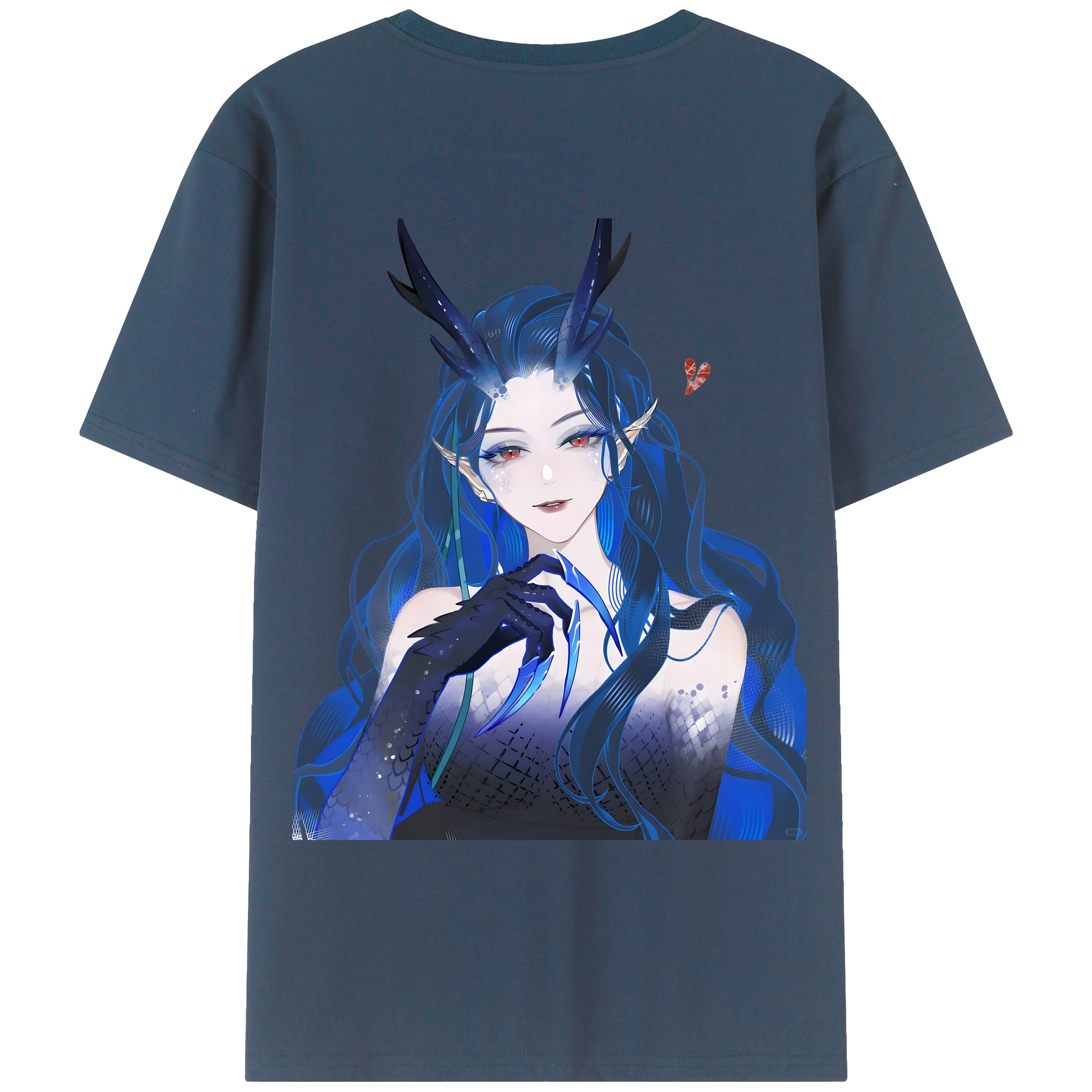 （画像用） Ne Zha 2 ナタ 魔童の大暴れ 綿100％ メンズ半袖Tシャツ（バックプリント） 通気性