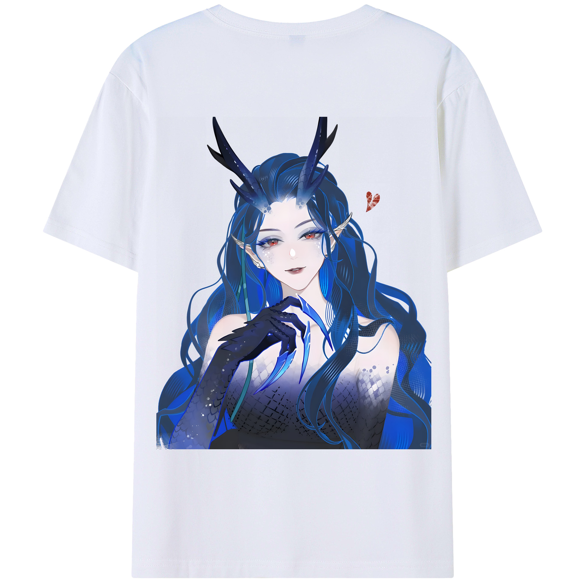 （画像用） Ne Zha 2 ナタ 魔童の大暴れ 綿100％ メンズ半袖Tシャツ（バックプリント） 通気性