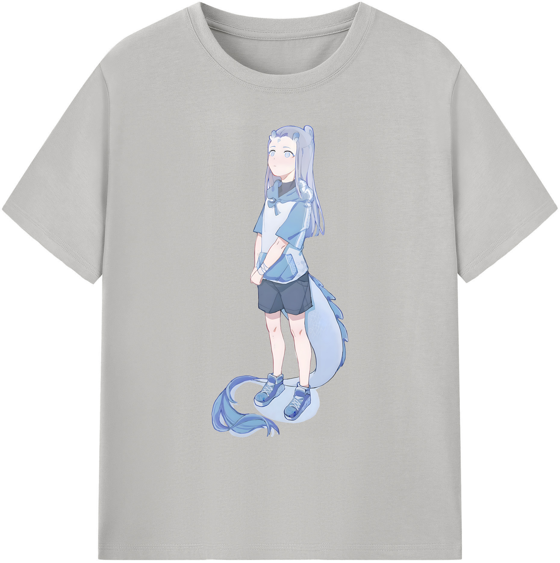 （画像用） Ne Zha 2 ナタ 魔童の大暴れ 綿100％ メンズ半袖Tシャツ｜肌触りやわらか＆通気性