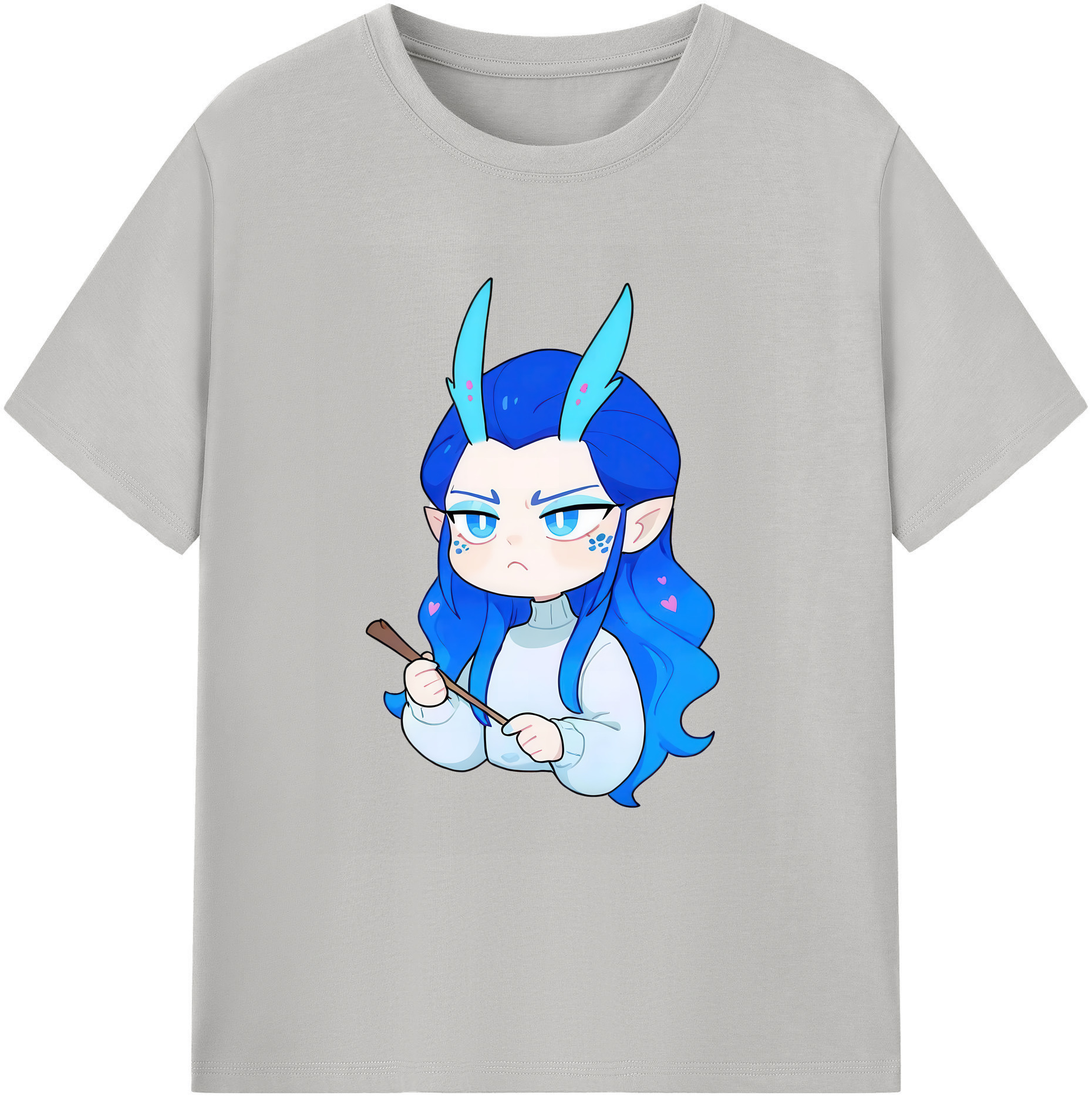 （画像用） Ne Zha 2 ナタ 魔童の大暴れ 綿100％ メンズ半袖Tシャツ｜肌触りやわらか＆通気性