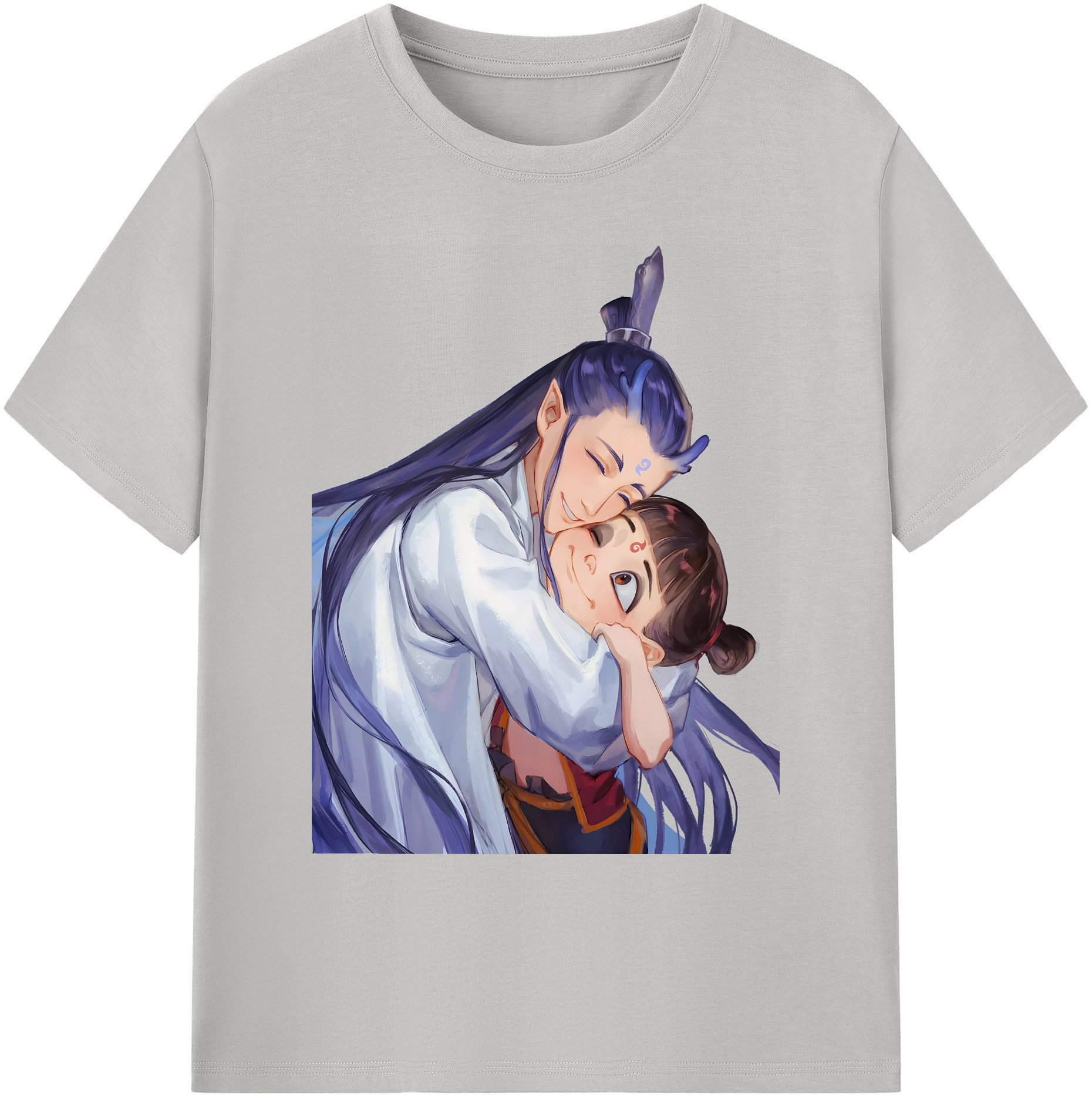 （画像用） Ne Zha 2 ナタ 魔童の大暴れ 綿100％ メンズ半袖Tシャツ｜肌触りやわらか＆通気性