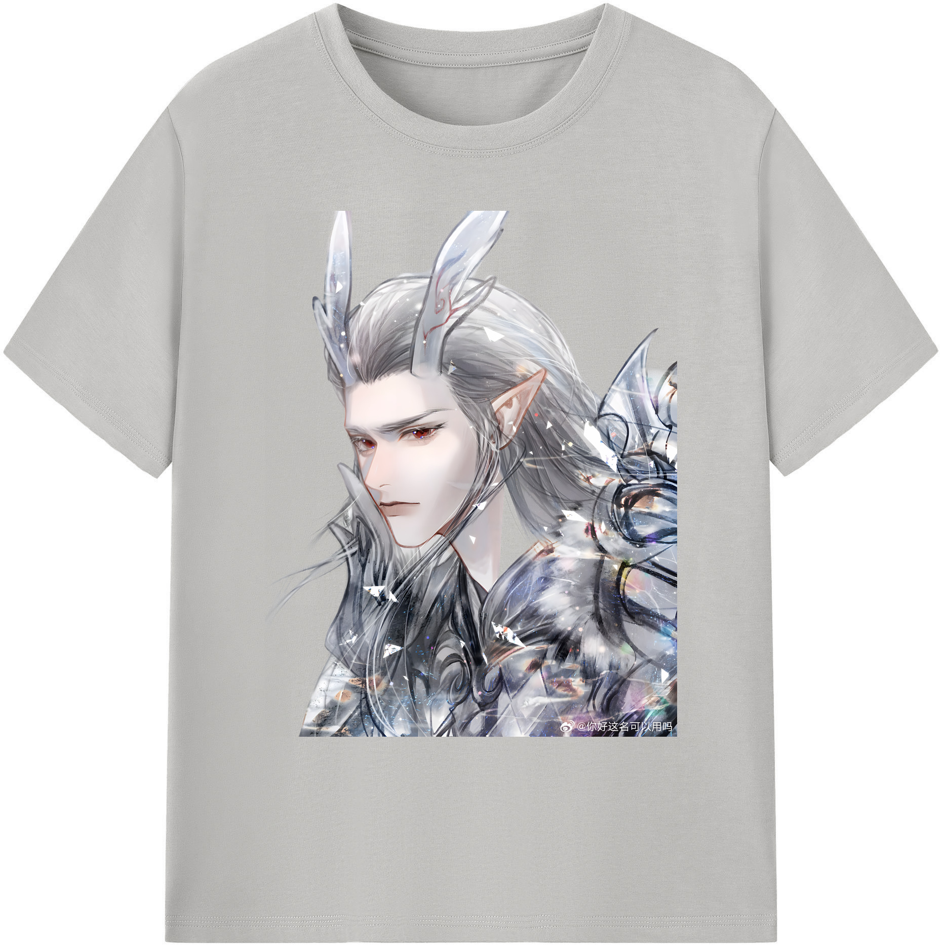 （画像用） Ne Zha 2 ナタ 魔童の大暴れ 綿100％ メンズ半袖Tシャツ｜肌触りやわらか＆通気性