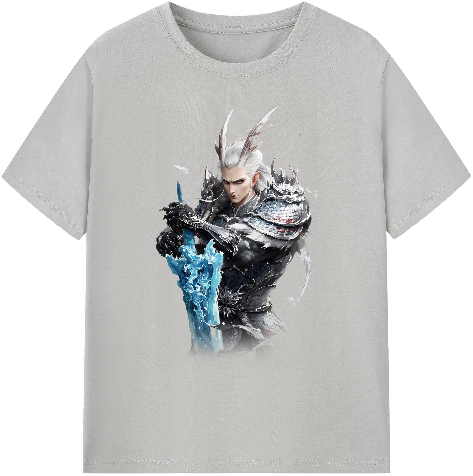 （画像用） Ne Zha 2 ナタ 魔童の大暴れ 綿100％ メンズ半袖Tシャツ｜肌触りやわらか＆通気性