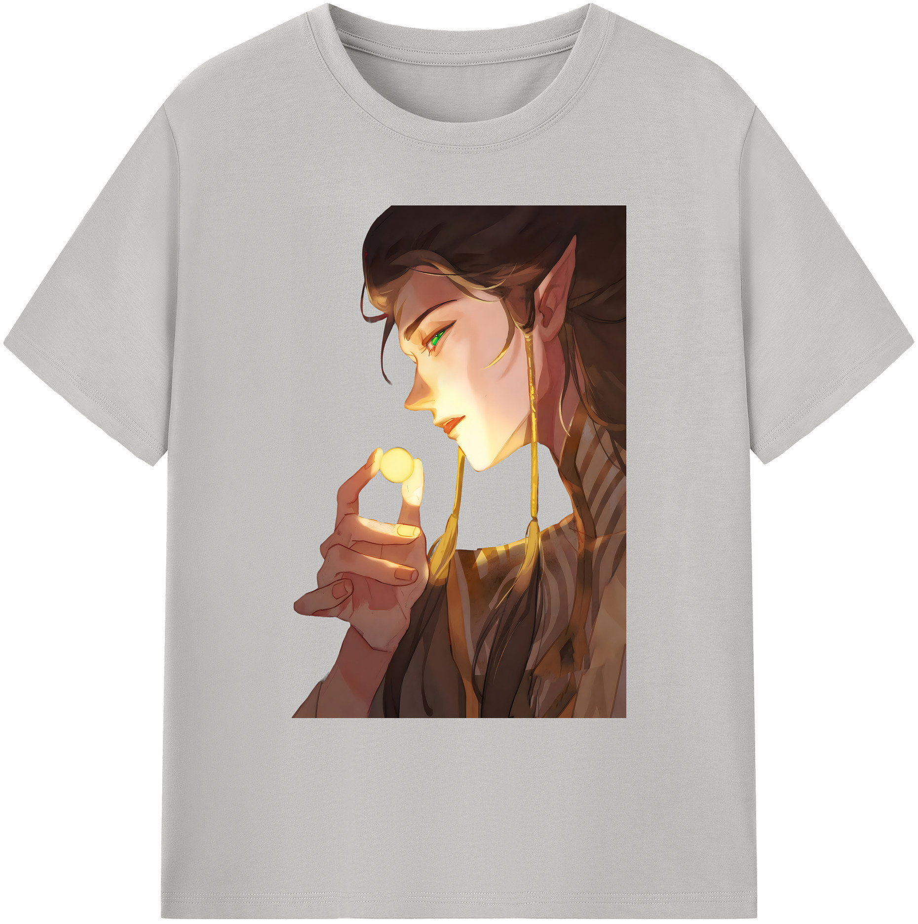 （画像用） Ne Zha 2 ナタ 魔童の大暴れ 綿100％ メンズ半袖Tシャツ｜肌触りやわらか＆通気性