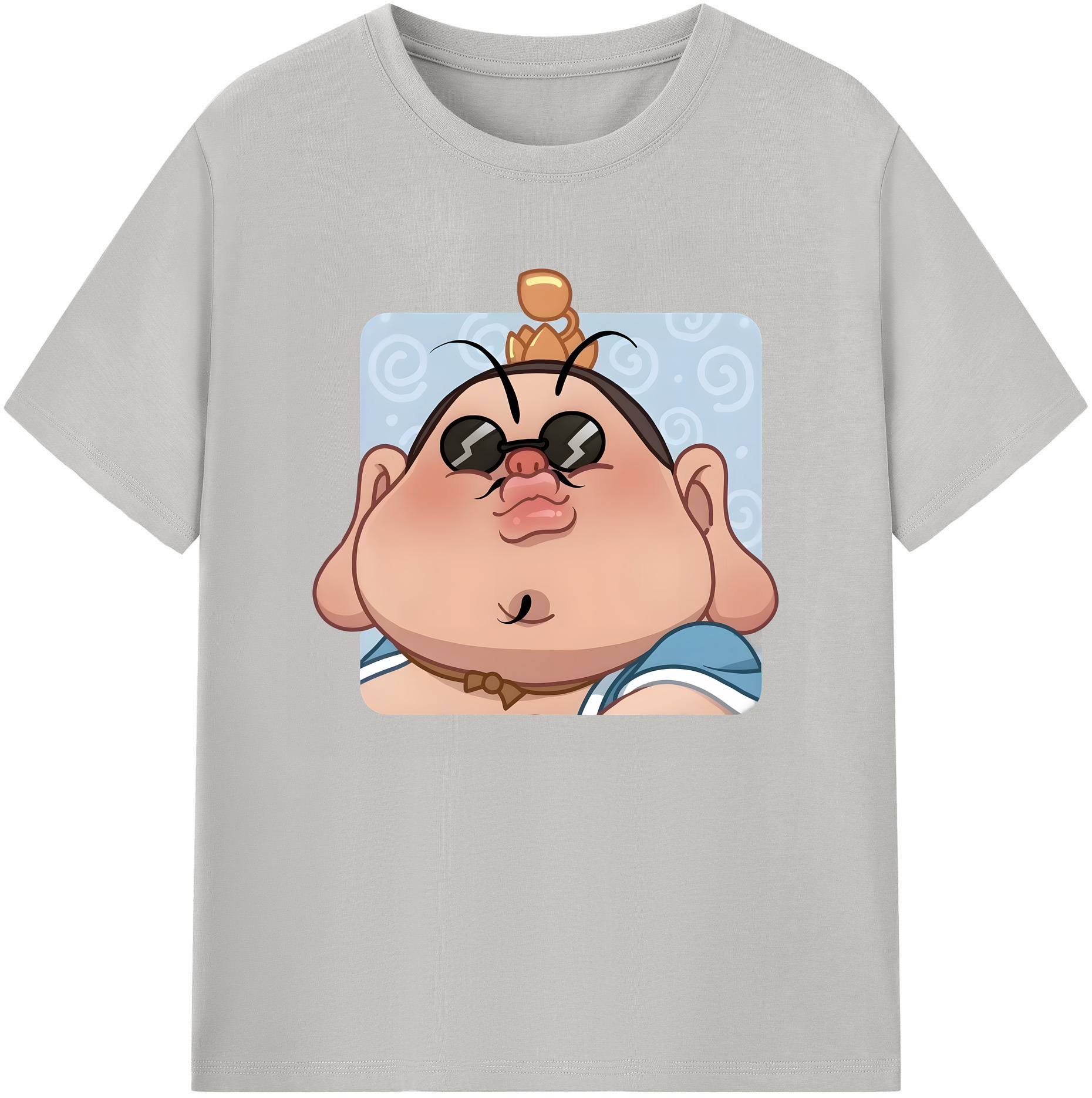 （画像用） Ne Zha 2 ナタ 魔童の大暴れ 綿100％ メンズ半袖Tシャツ｜肌触りやわらか＆通気性