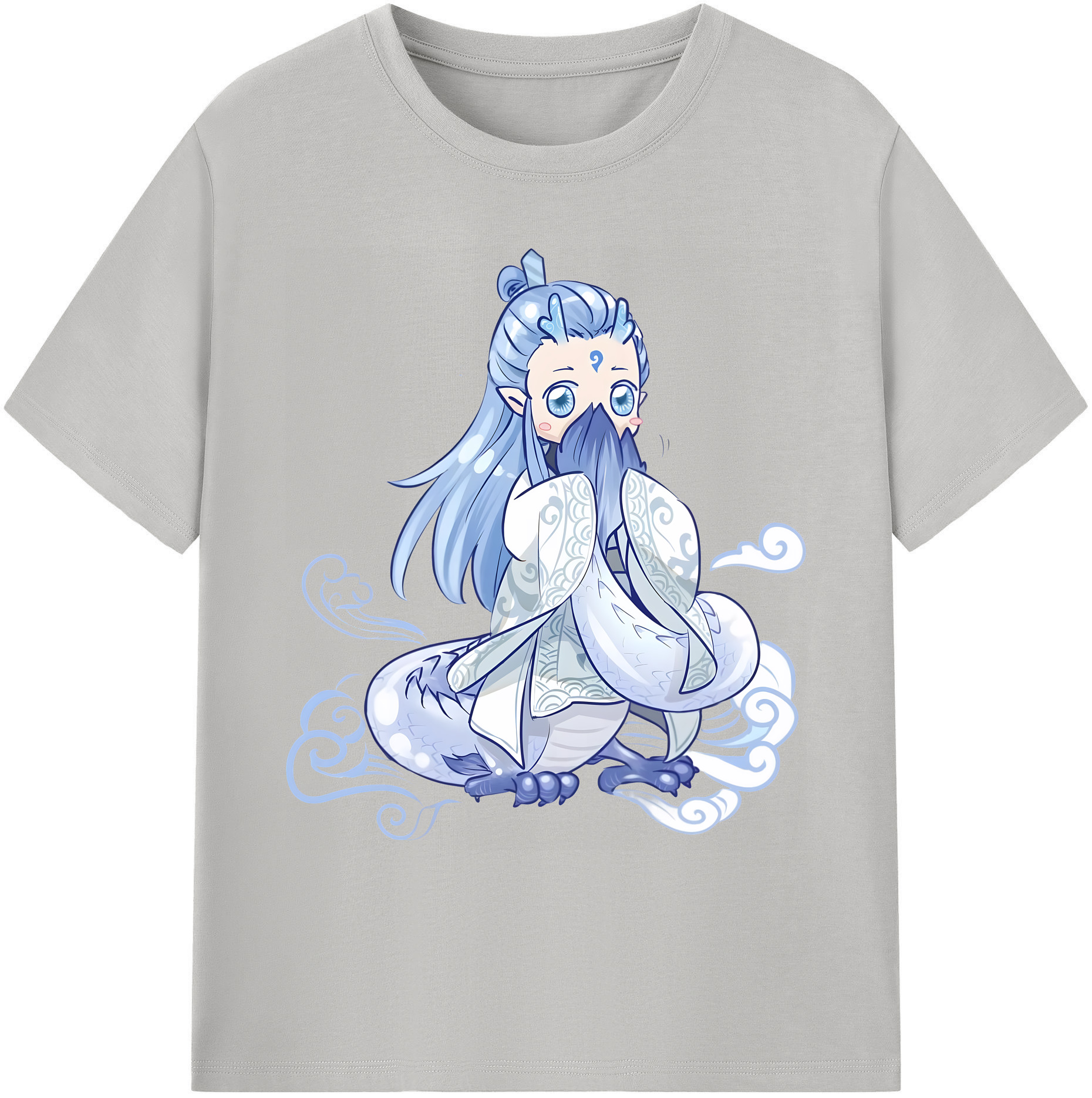 （画像用） Ne Zha 2 ナタ 魔童の大暴れ 綿100％ メンズ半袖Tシャツ｜肌触りやわらか＆通気性