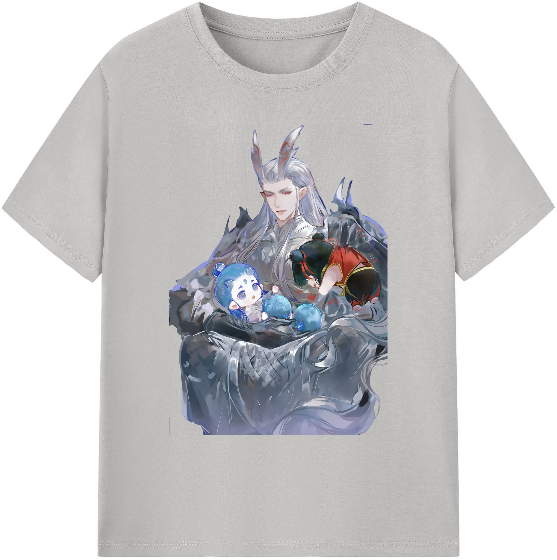 （画像用） Ne Zha 2 ナタ 魔童の大暴れ 綿100％ メンズ半袖Tシャツ｜肌触りやわらか＆通気性