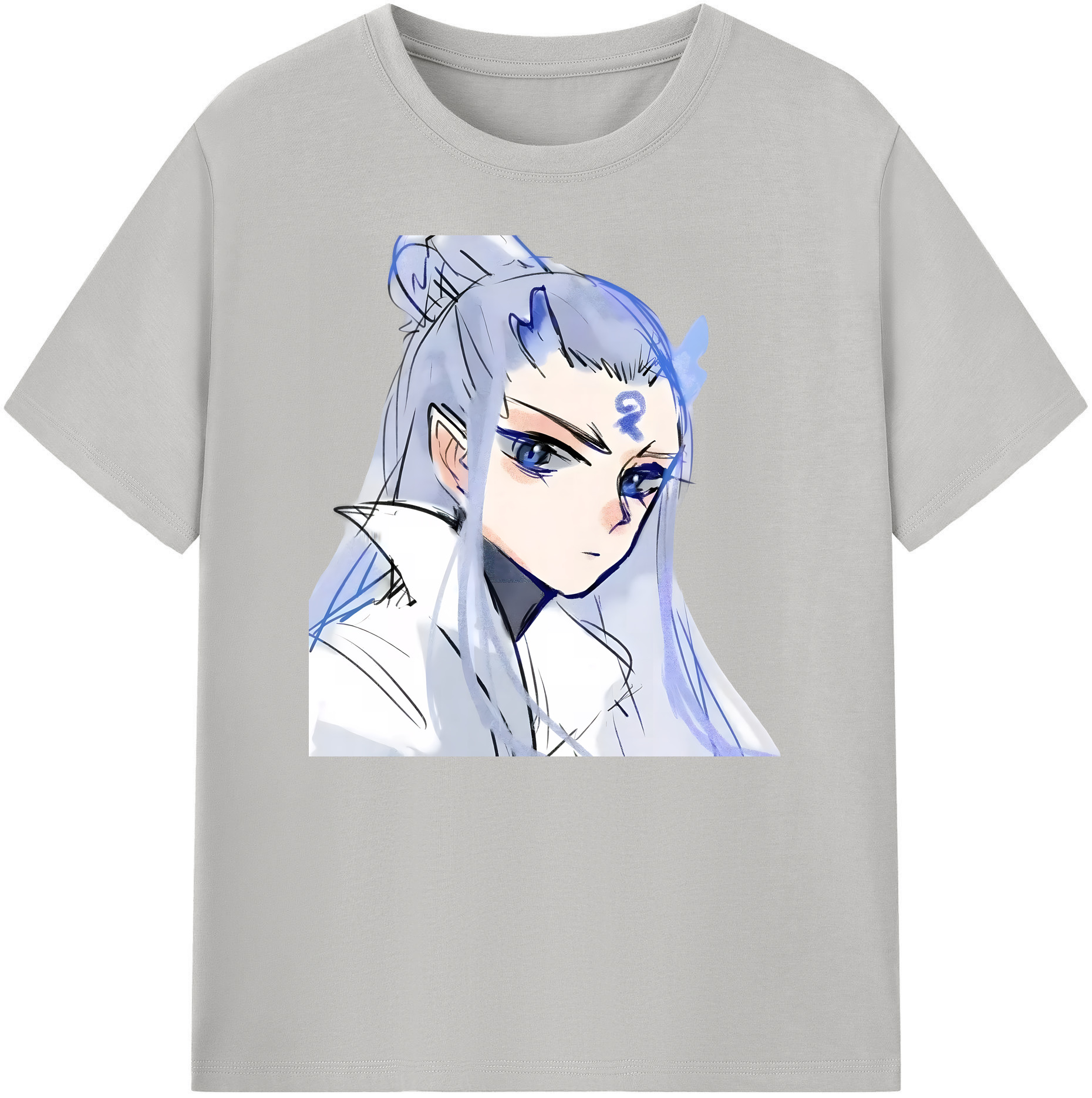 （画像用） Ne Zha 2 ナタ 魔童の大暴れ 綿100％ メンズ半袖Tシャツ｜肌触りやわらか＆通気性