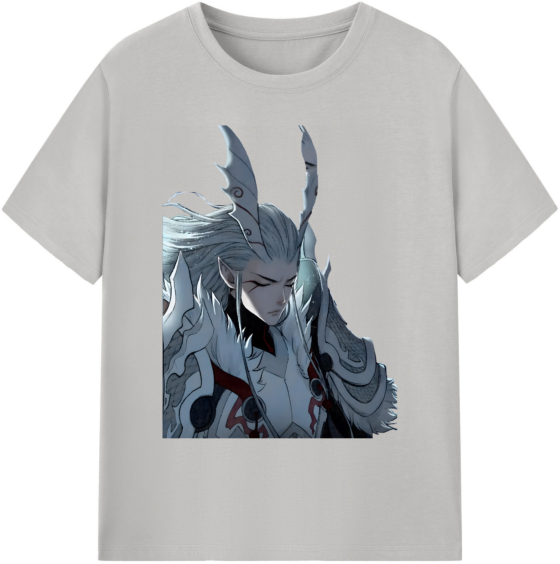 （画像用） Ne Zha 2 ナタ 魔童の大暴れ 綿100％ メンズ半袖Tシャツ｜肌触りやわらか＆通気性