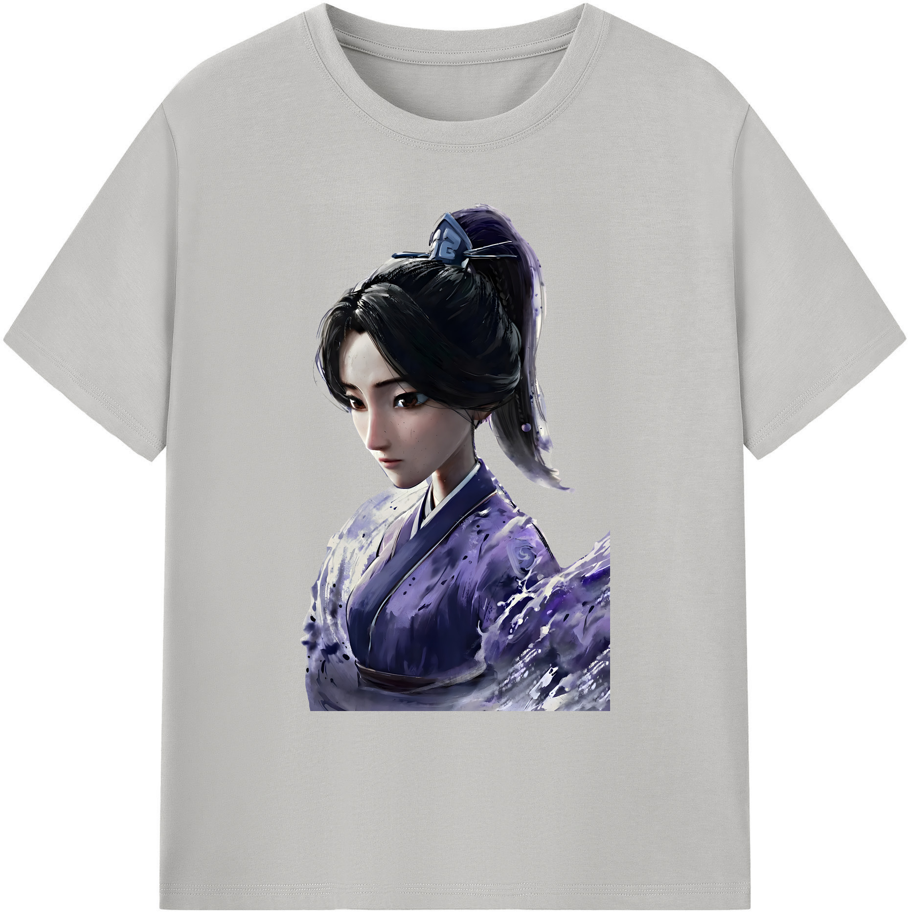 （画像用） Ne Zha 2 ナタ 魔童の大暴れ 綿100％ メンズ半袖Tシャツ｜肌触りやわらか＆通気性