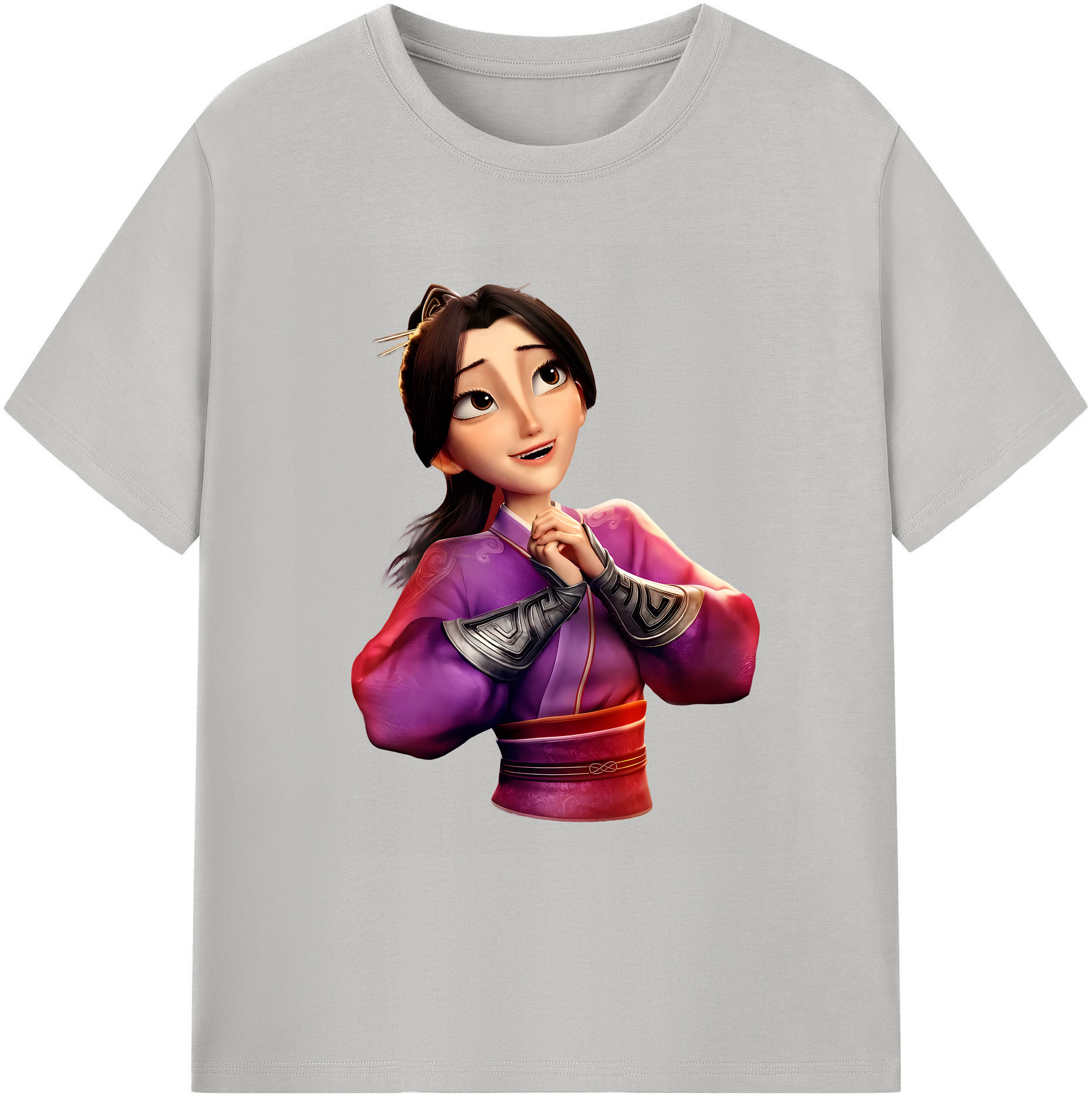 （画像用） Ne Zha 2 ナタ 魔童の大暴れ 綿100％ メンズ半袖Tシャツ｜肌触りやわらか＆通気性