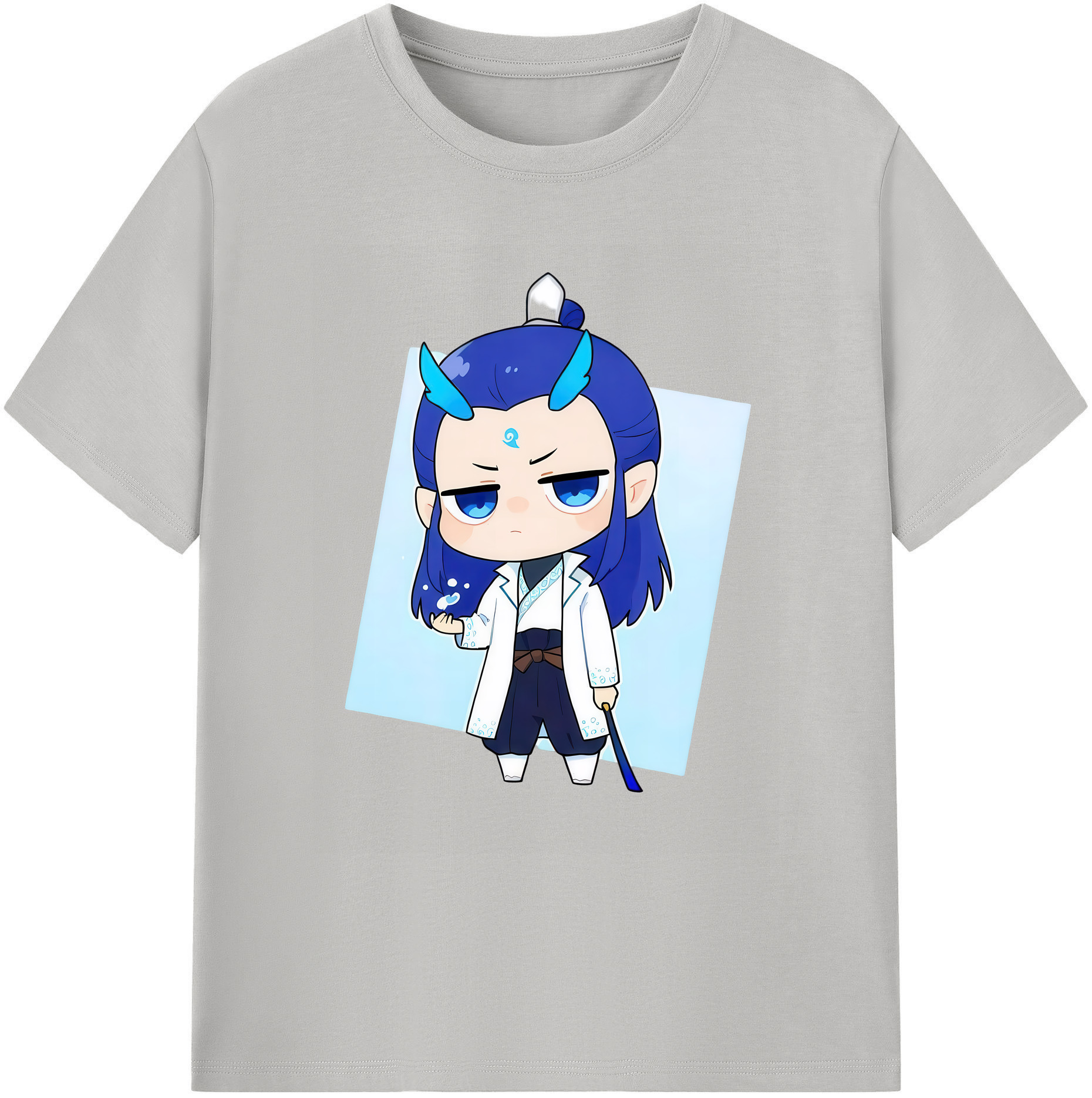 （画像用） Ne Zha 2 ナタ 魔童の大暴れ 綿100％ メンズ半袖Tシャツ｜肌触りやわらか＆通気性