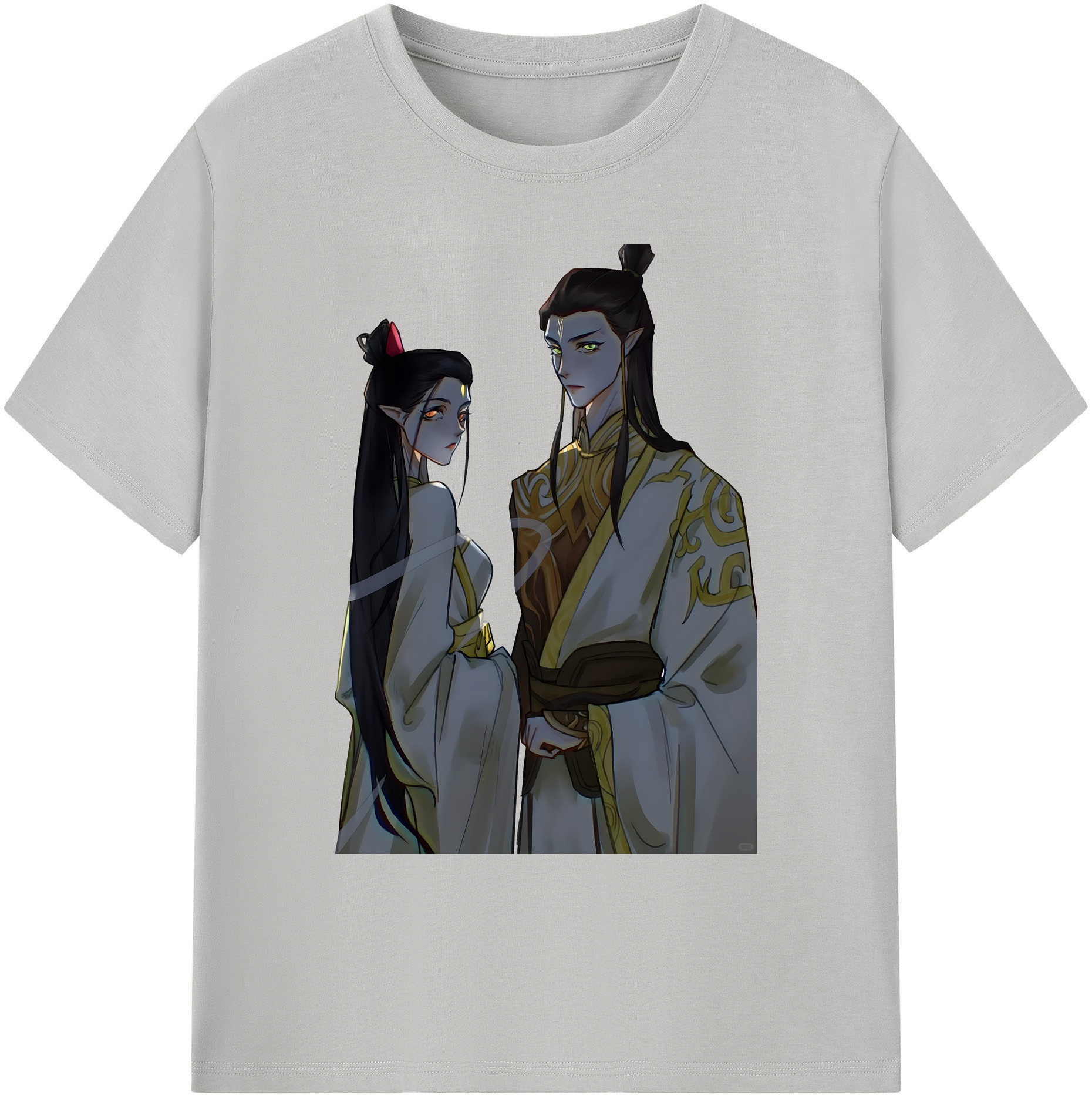 （画像用） Ne Zha 2 ナタ 魔童の大暴れ 綿100％ メンズ半袖Tシャツ｜肌触りやわらか＆通気性