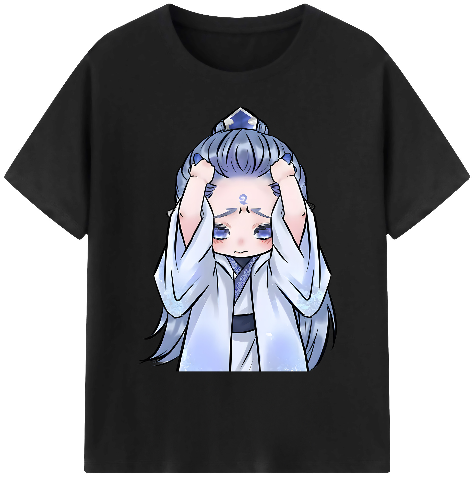 （画像用） Ne Zha 2 ナタ 魔童の大暴れ 綿100％ メンズ半袖Tシャツ｜肌触りやわらか＆通気性