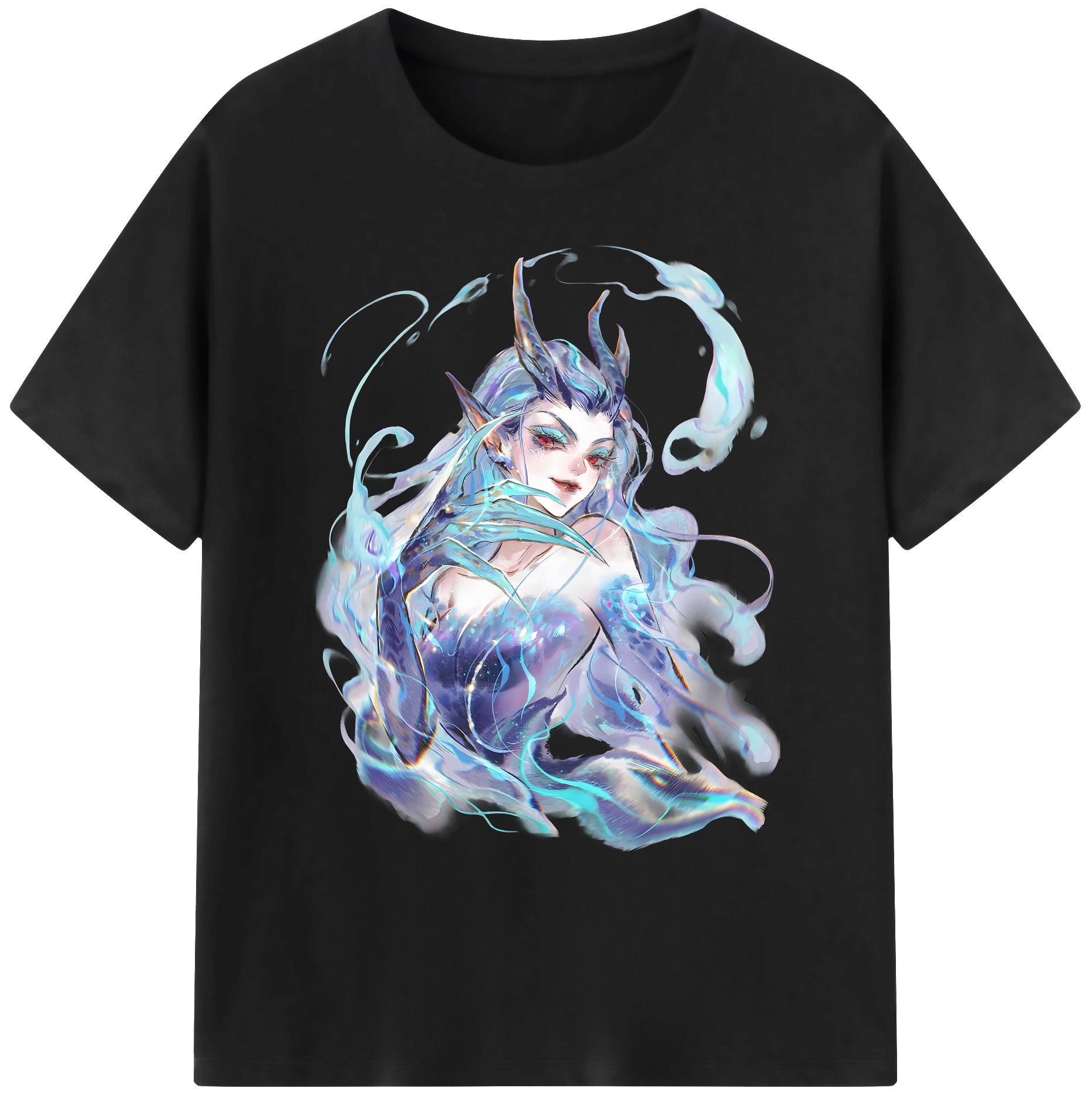 （画像用） Ne Zha 2 ナタ 魔童の大暴れ 綿100％ メンズ半袖Tシャツ｜肌触りやわらか＆通気性
