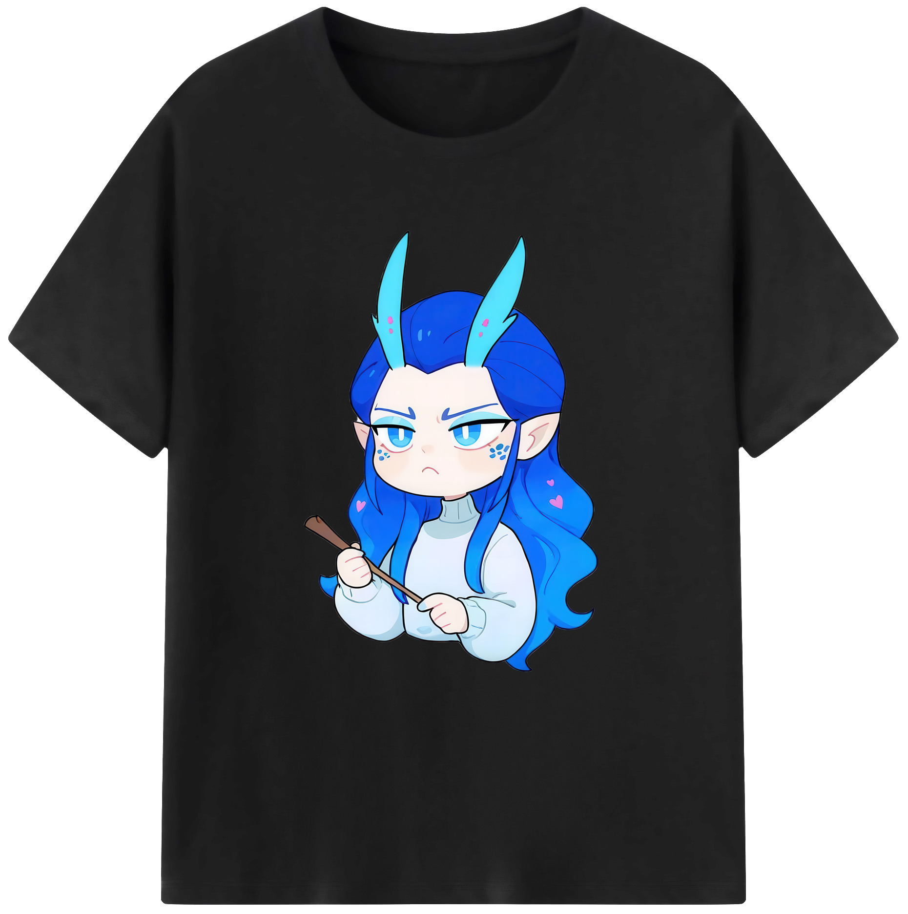 （画像用） Ne Zha 2 ナタ 魔童の大暴れ 綿100％ メンズ半袖Tシャツ｜肌触りやわらか＆通気性