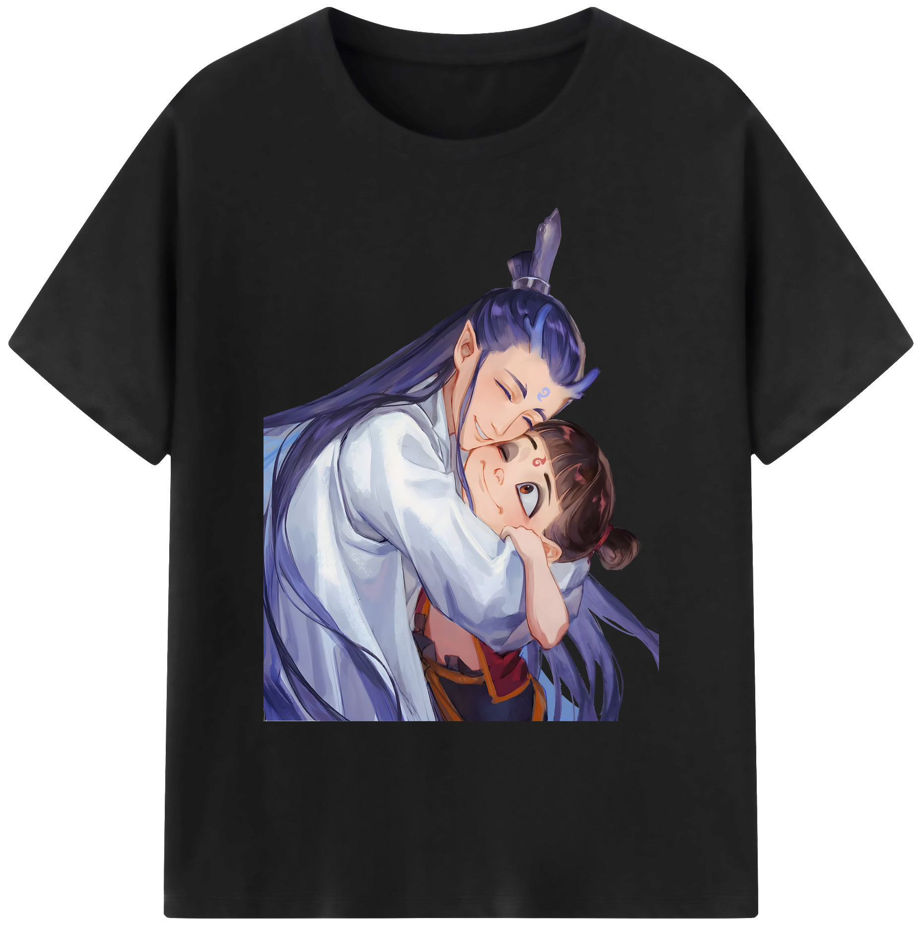（画像用） Ne Zha 2 ナタ 魔童の大暴れ 綿100％ メンズ半袖Tシャツ｜肌触りやわらか＆通気性