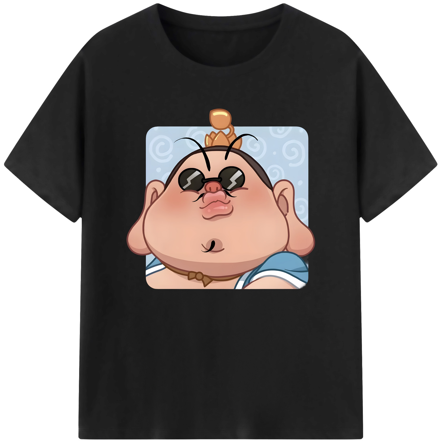 （画像用） Ne Zha 2 ナタ 魔童の大暴れ 綿100％ メンズ半袖Tシャツ｜肌触りやわらか＆通気性