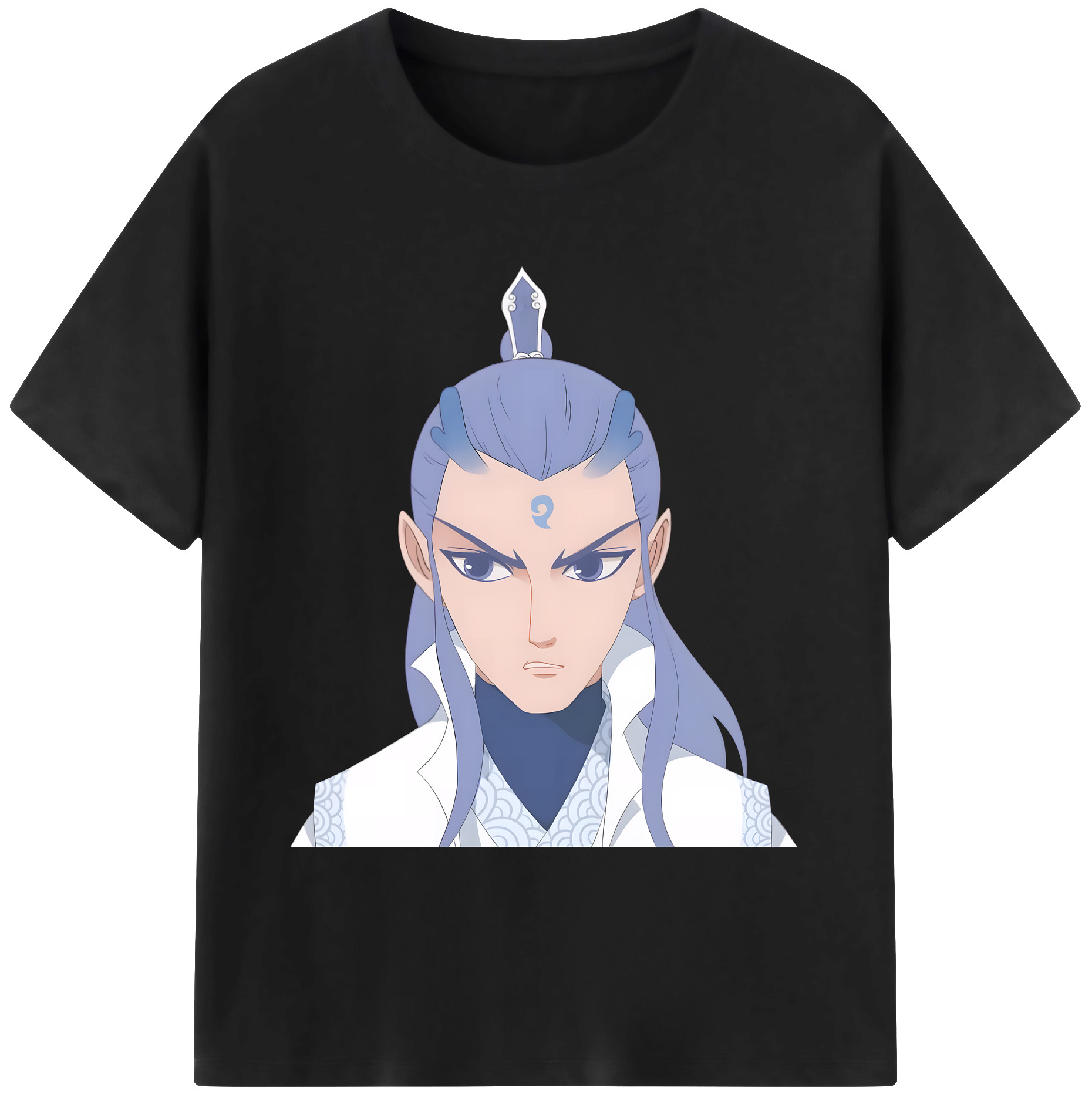 （画像用） Ne Zha 2 ナタ 魔童の大暴れ 綿100％ メンズ半袖Tシャツ｜肌触りやわらか＆通気性