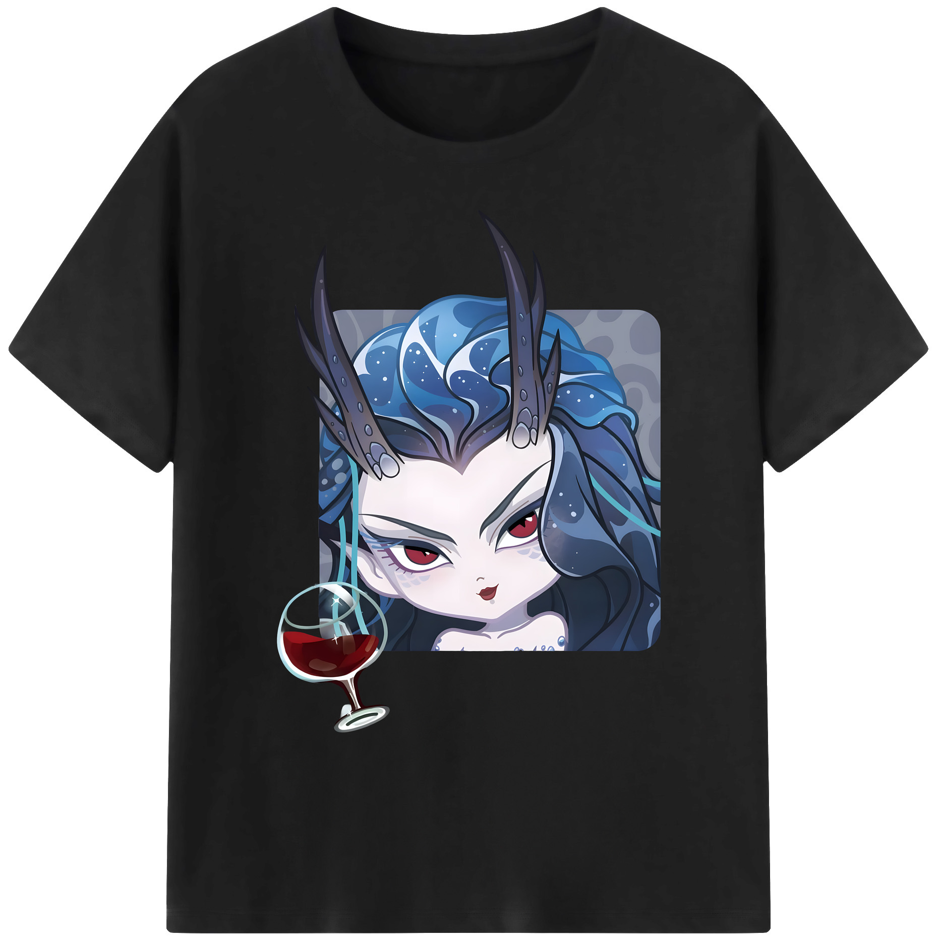 （画像用） Ne Zha 2 ナタ 魔童の大暴れ 綿100％ メンズ半袖Tシャツ｜肌触りやわらか＆通気性