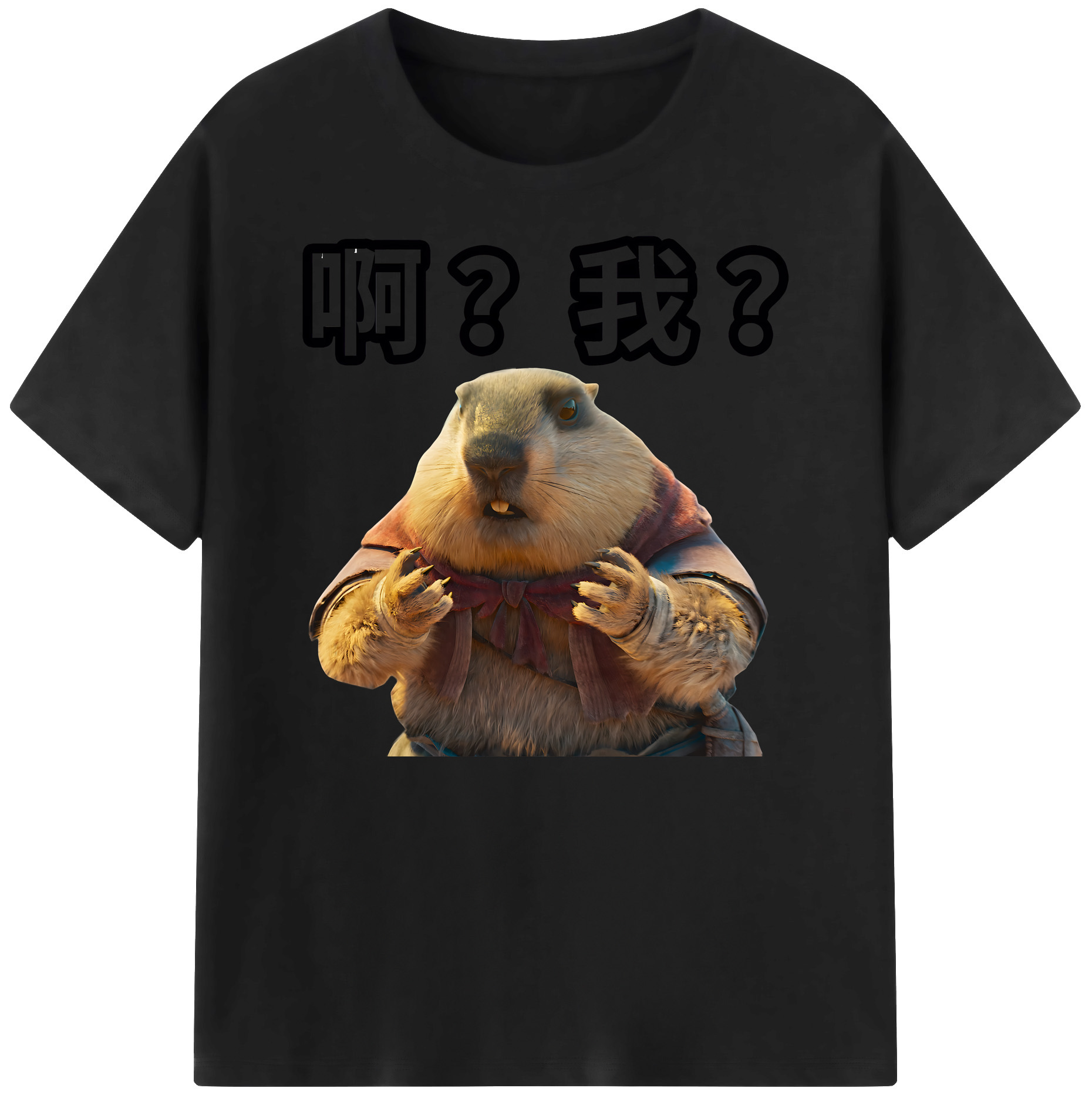 （画像用） Ne Zha 2 ナタ 魔童の大暴れ 綿100％ メンズ半袖Tシャツ｜肌触りやわらか＆通気性