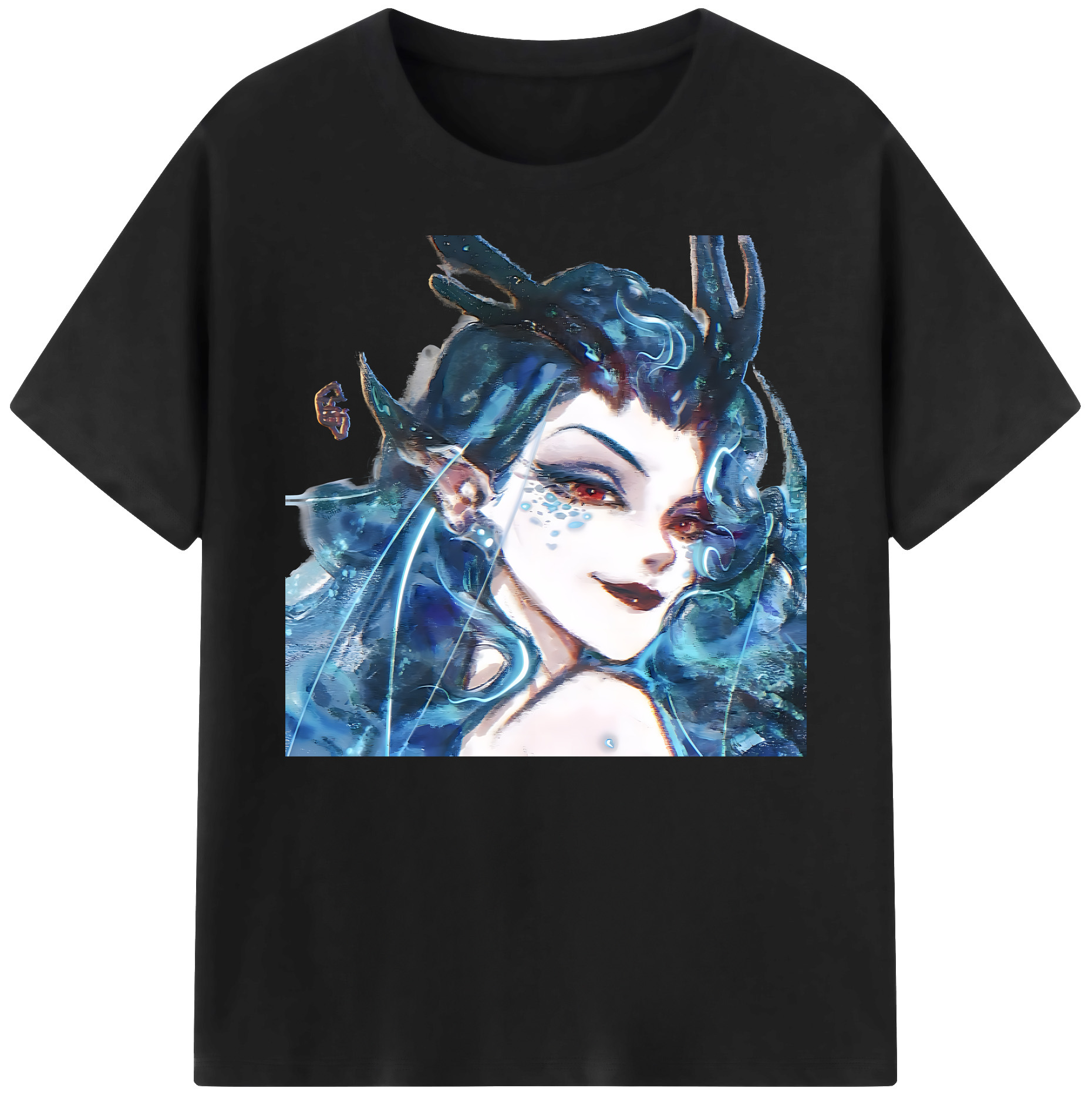 （画像用） Ne Zha 2 ナタ 魔童の大暴れ 綿100％ メンズ半袖Tシャツ｜肌触りやわらか＆通気性