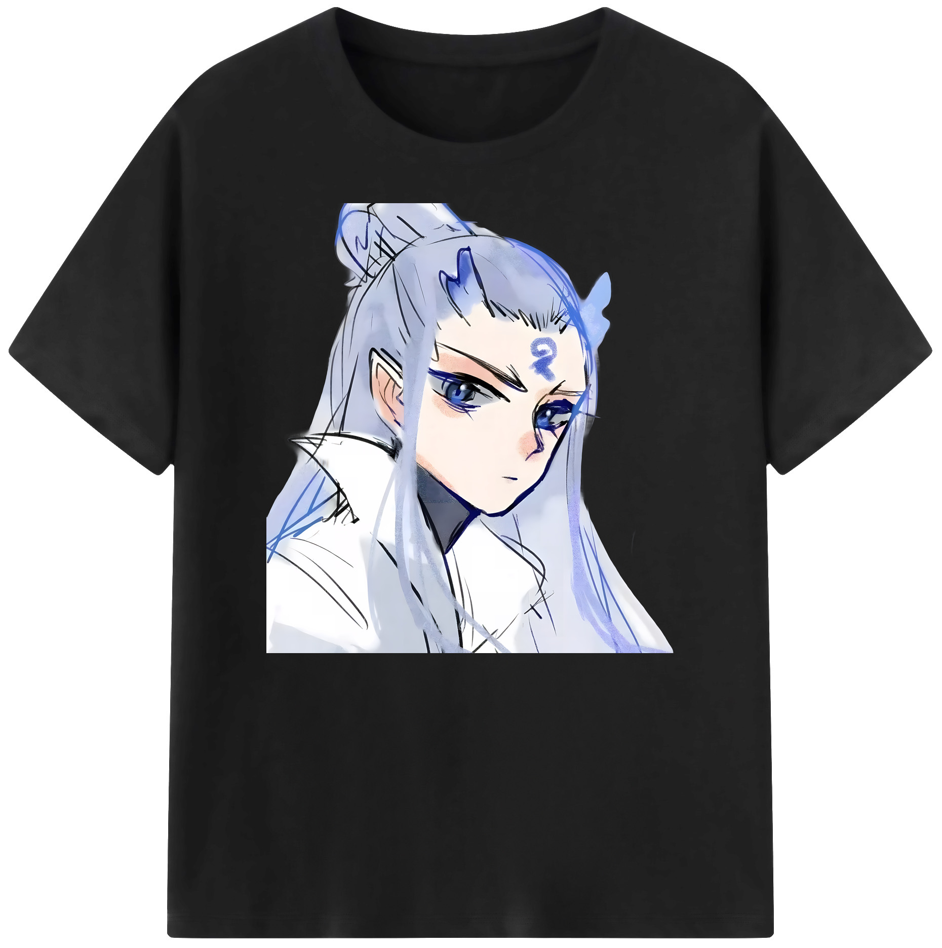 （画像用） Ne Zha 2 ナタ 魔童の大暴れ 綿100％ メンズ半袖Tシャツ｜肌触りやわらか＆通気性