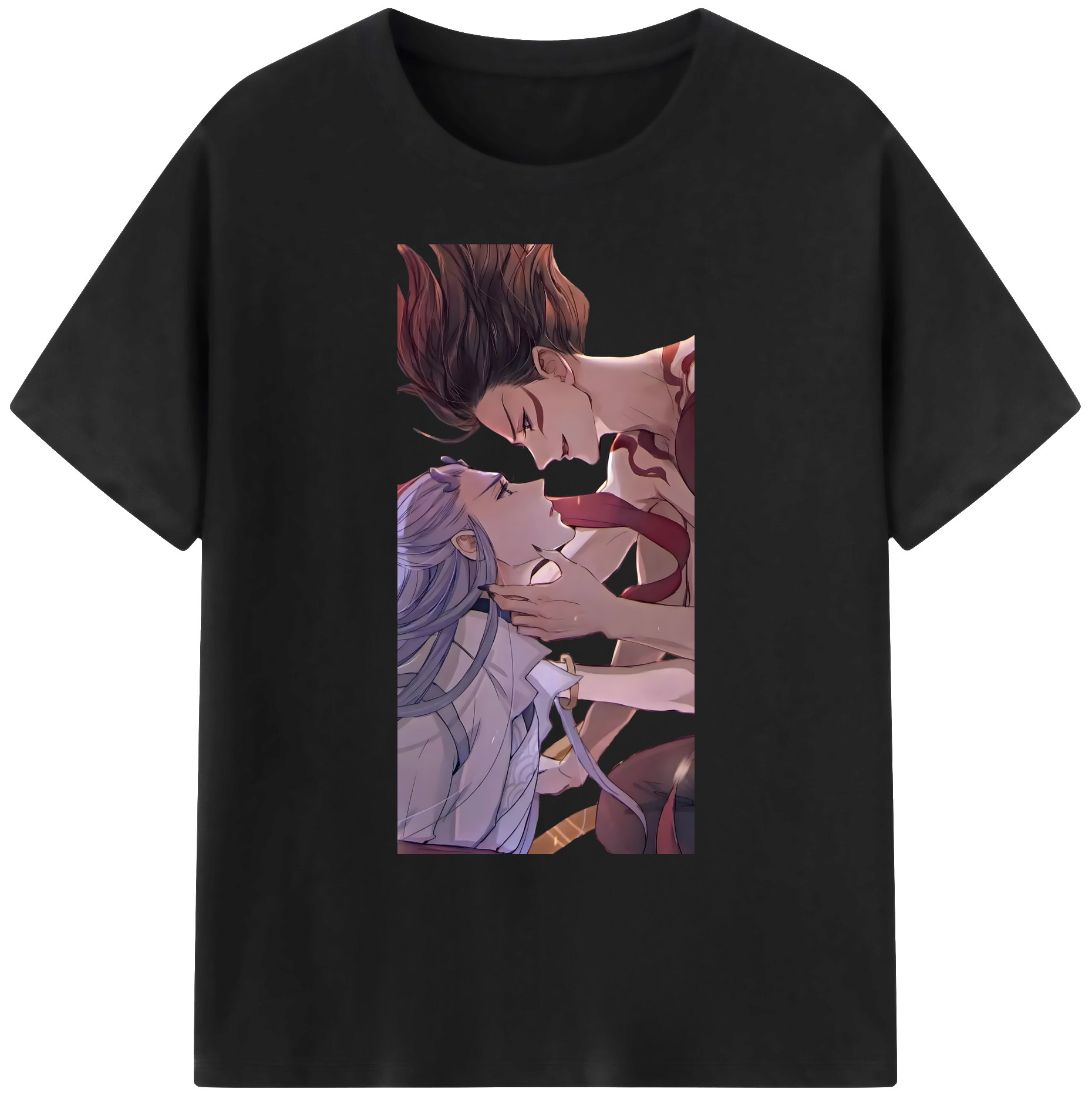 （画像用） Ne Zha 2 ナタ 魔童の大暴れ 綿100％ メンズ半袖Tシャツ｜肌触りやわらか＆通気性