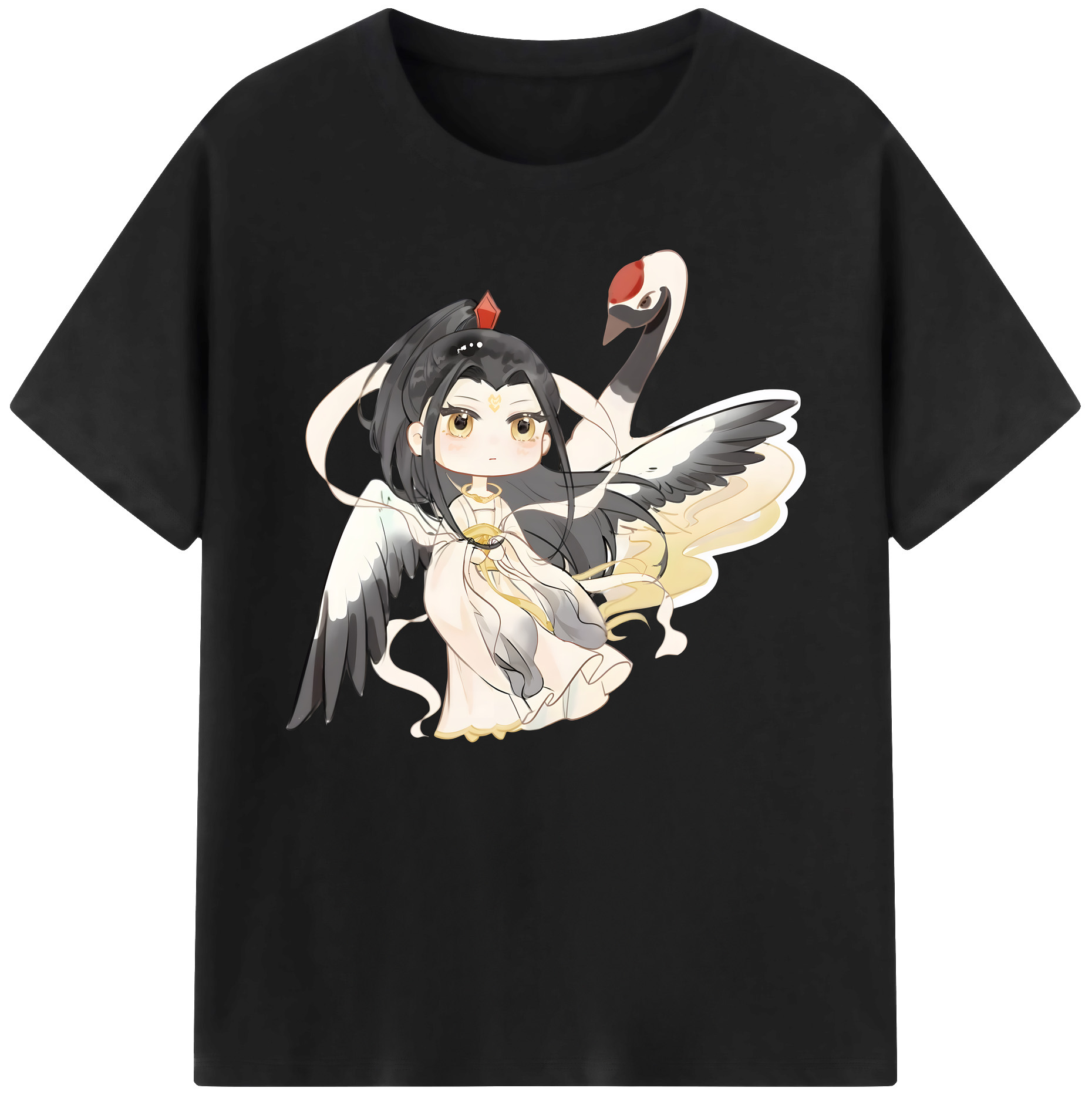 （画像用） Ne Zha 2 ナタ 魔童の大暴れ 綿100％ メンズ半袖Tシャツ｜肌触りやわらか＆通気性