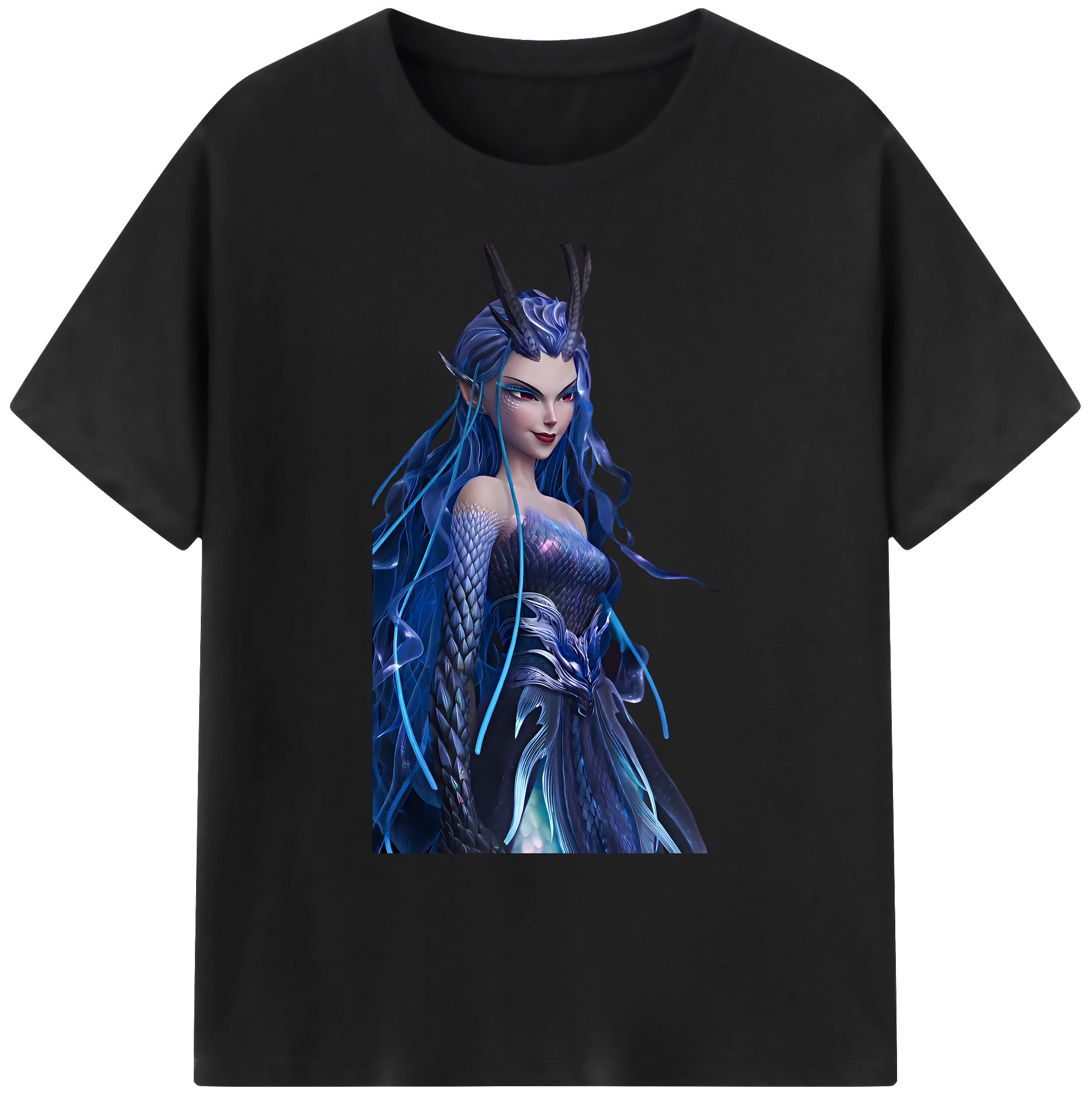 （画像用） Ne Zha 2 ナタ 魔童の大暴れ 綿100％ メンズ半袖Tシャツ｜肌触りやわらか＆通気性