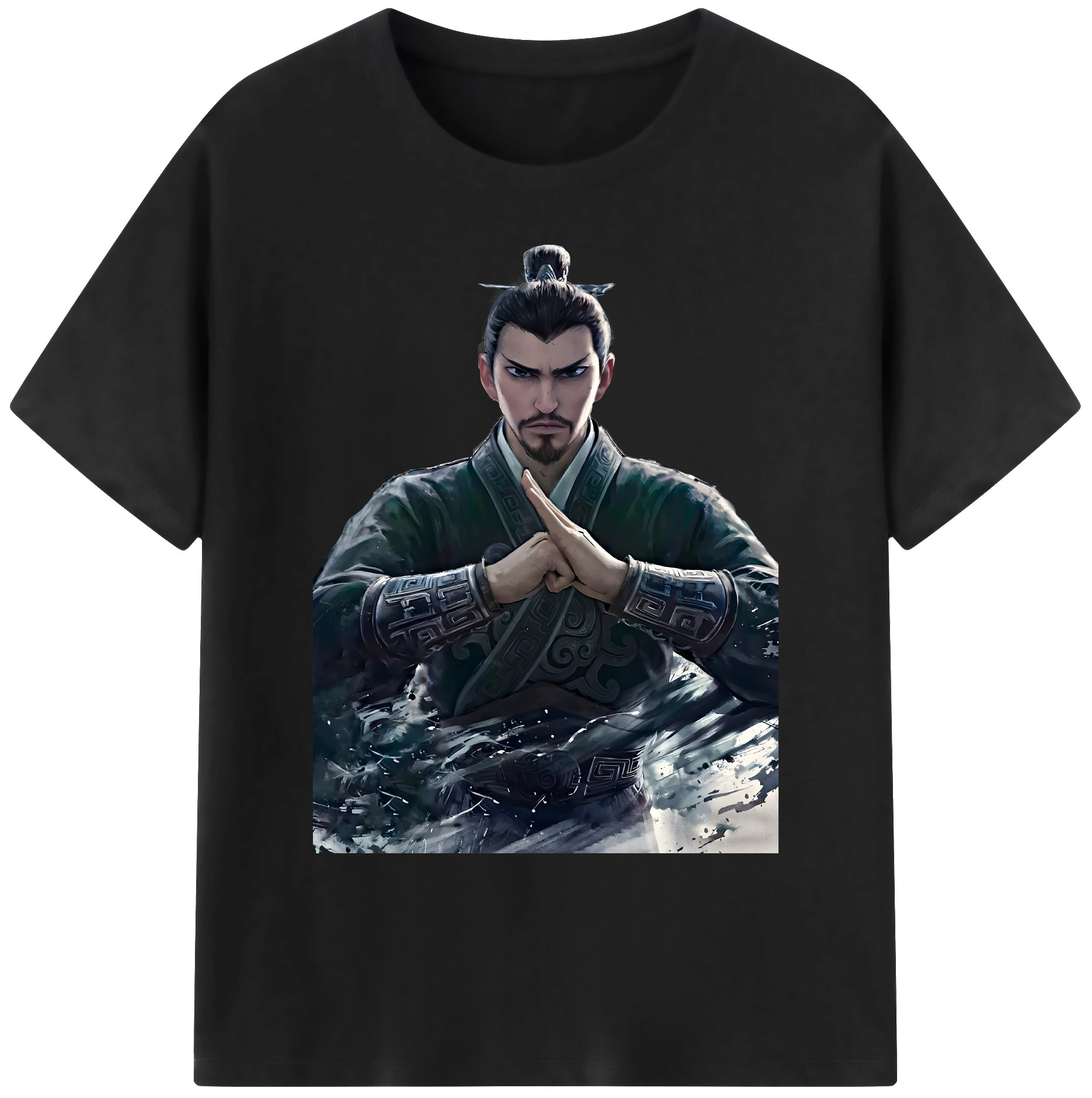 （画像用） Ne Zha 2 ナタ 魔童の大暴れ 綿100％ メンズ半袖Tシャツ｜肌触りやわらか＆通気性