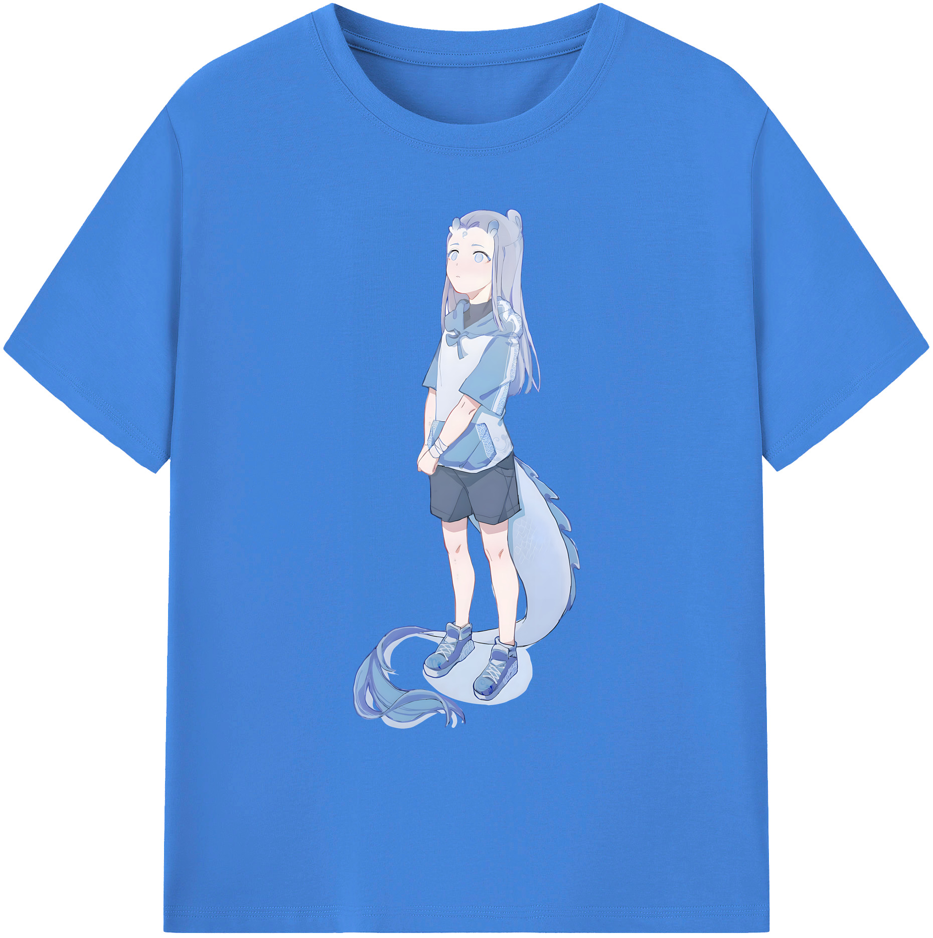 （画像用） Ne Zha 2 ナタ 魔童の大暴れ 綿100％ メンズ半袖Tシャツ｜肌触りやわらか＆通気性