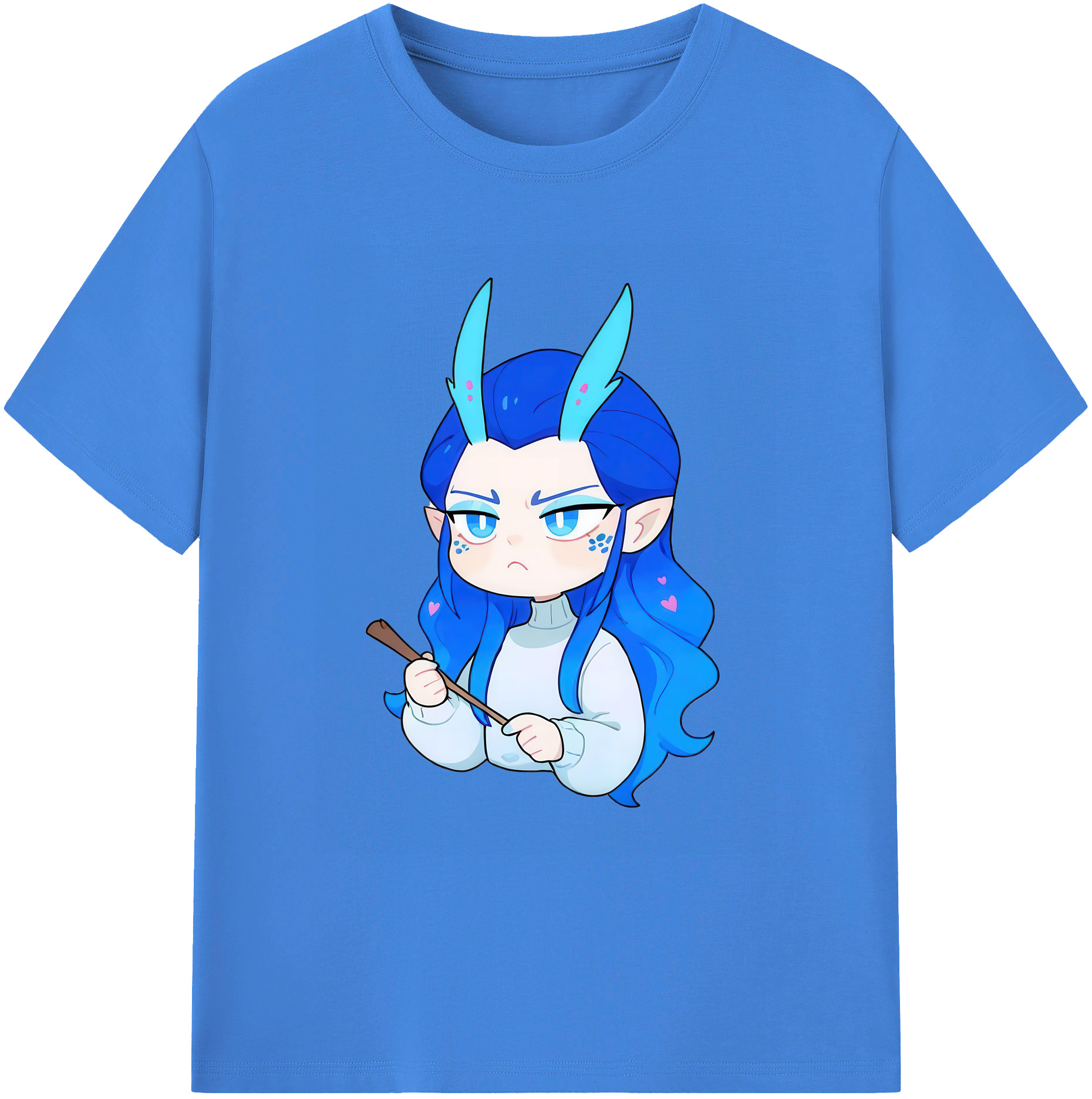 （画像用） Ne Zha 2 ナタ 魔童の大暴れ 綿100％ メンズ半袖Tシャツ｜肌触りやわらか＆通気性