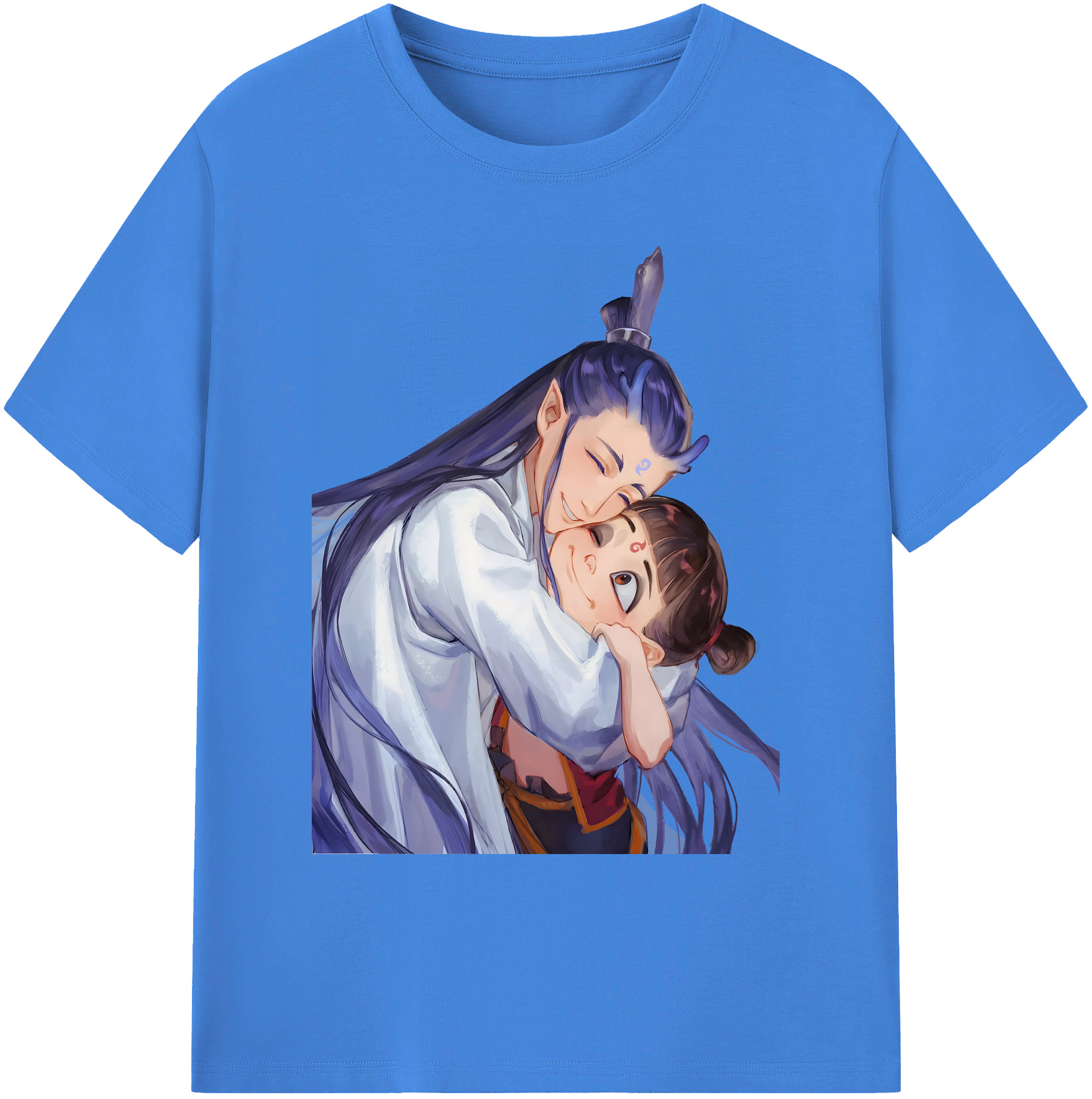 （画像用） Ne Zha 2 ナタ 魔童の大暴れ 綿100％ メンズ半袖Tシャツ｜肌触りやわらか＆通気性