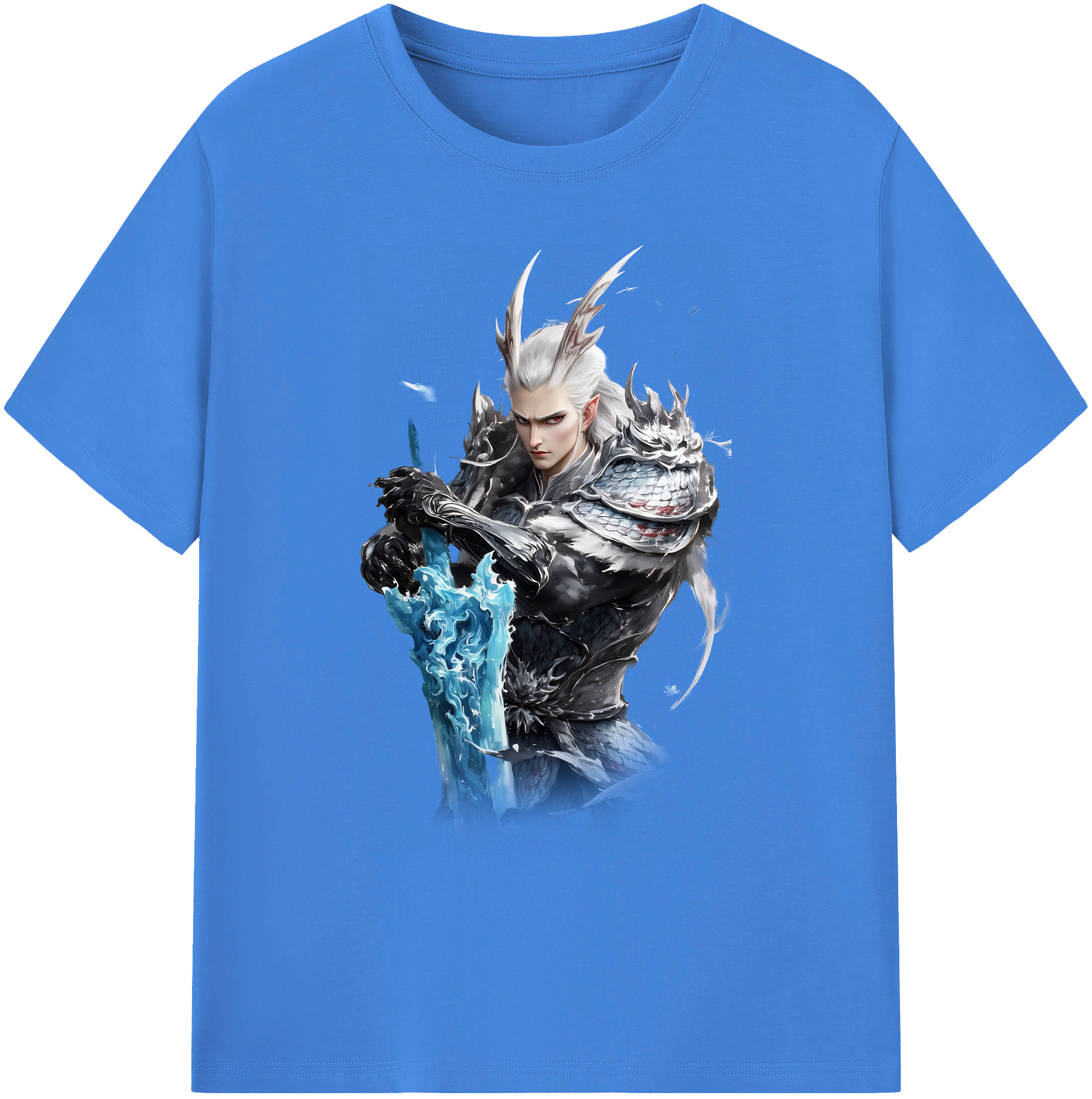 （画像用） Ne Zha 2 ナタ 魔童の大暴れ 綿100％ メンズ半袖Tシャツ｜肌触りやわらか＆通気性