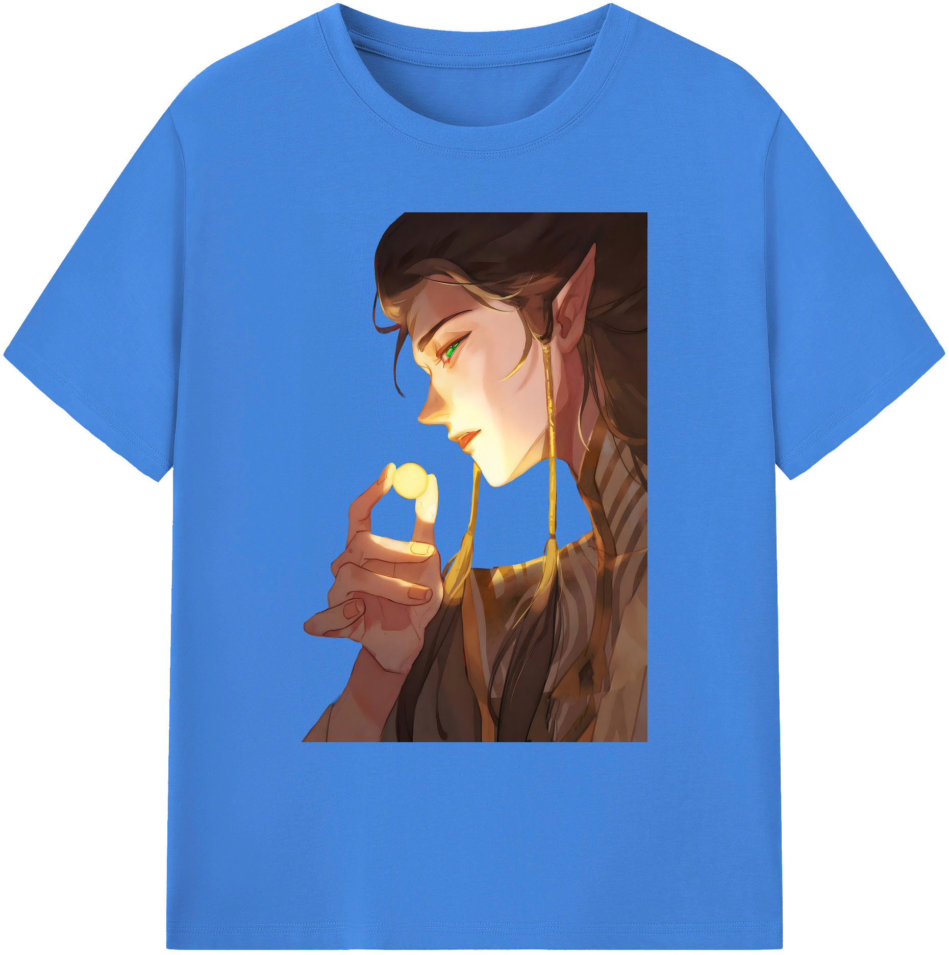 （画像用） Ne Zha 2 ナタ 魔童の大暴れ 綿100％ メンズ半袖Tシャツ｜肌触りやわらか＆通気性