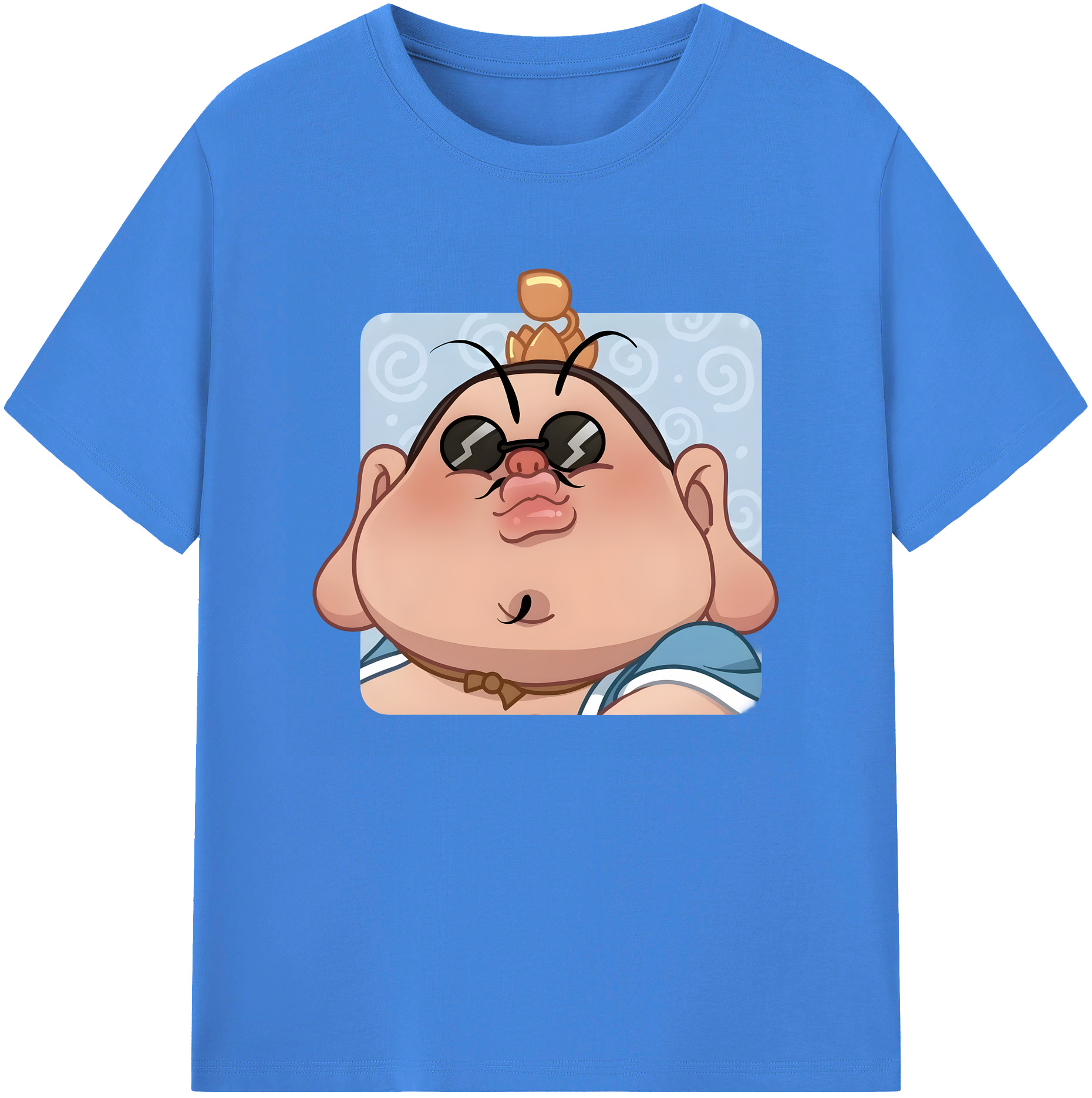 （画像用） Ne Zha 2 ナタ 魔童の大暴れ 綿100％ メンズ半袖Tシャツ｜肌触りやわらか＆通気性