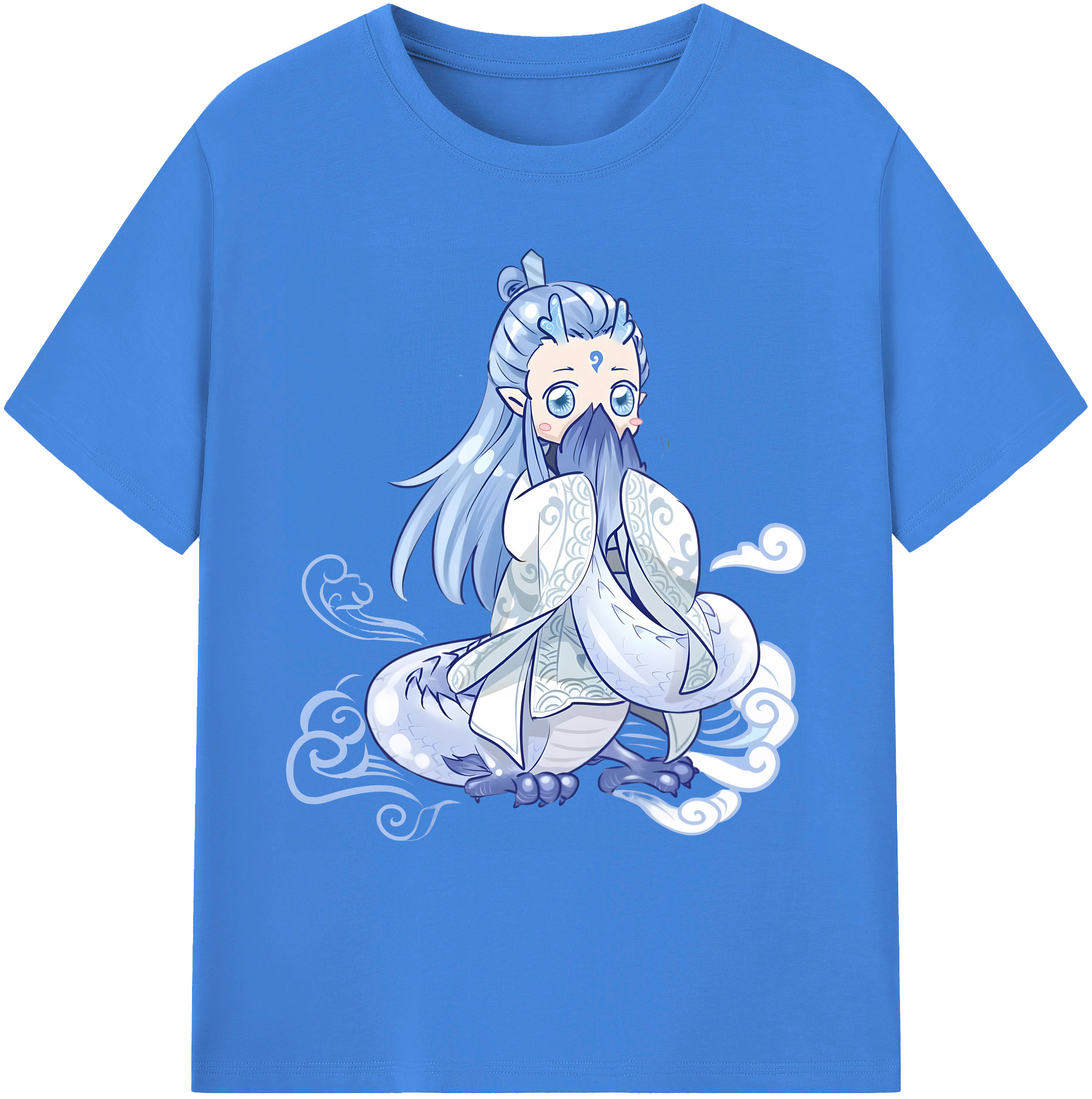 （画像用） Ne Zha 2 ナタ 魔童の大暴れ 綿100％ メンズ半袖Tシャツ｜肌触りやわらか＆通気性