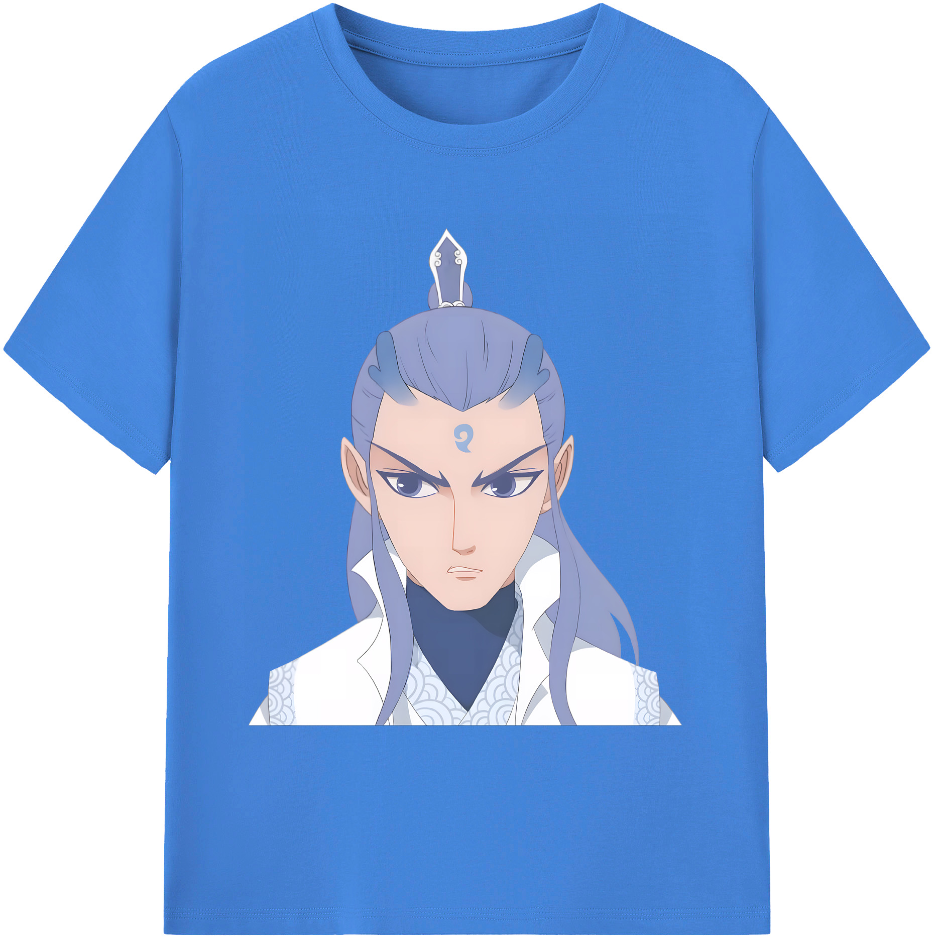 （画像用） Ne Zha 2 ナタ 魔童の大暴れ 綿100％ メンズ半袖Tシャツ｜肌触りやわらか＆通気性