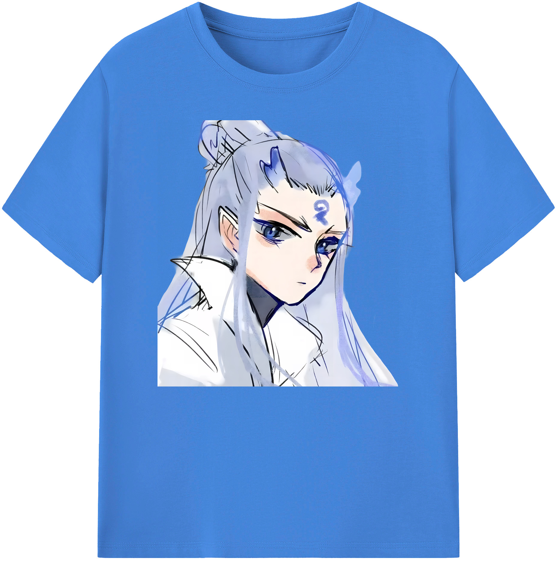 （画像用） Ne Zha 2 ナタ 魔童の大暴れ 綿100％ メンズ半袖Tシャツ｜肌触りやわらか＆通気性