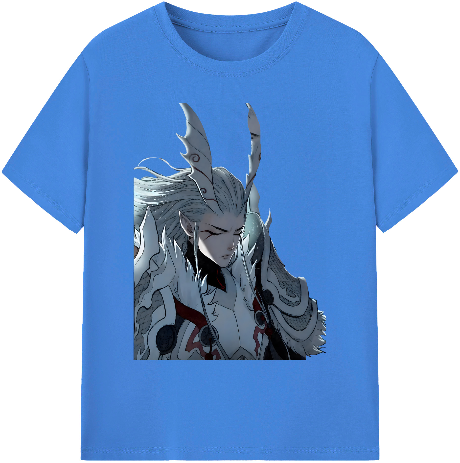 （画像用） Ne Zha 2 ナタ 魔童の大暴れ 綿100％ メンズ半袖Tシャツ｜肌触りやわらか＆通気性